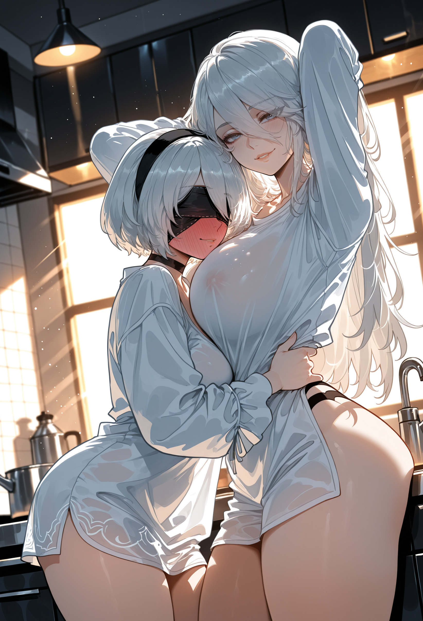Yorha 2b (Nier: Automata) Rule 34 Image