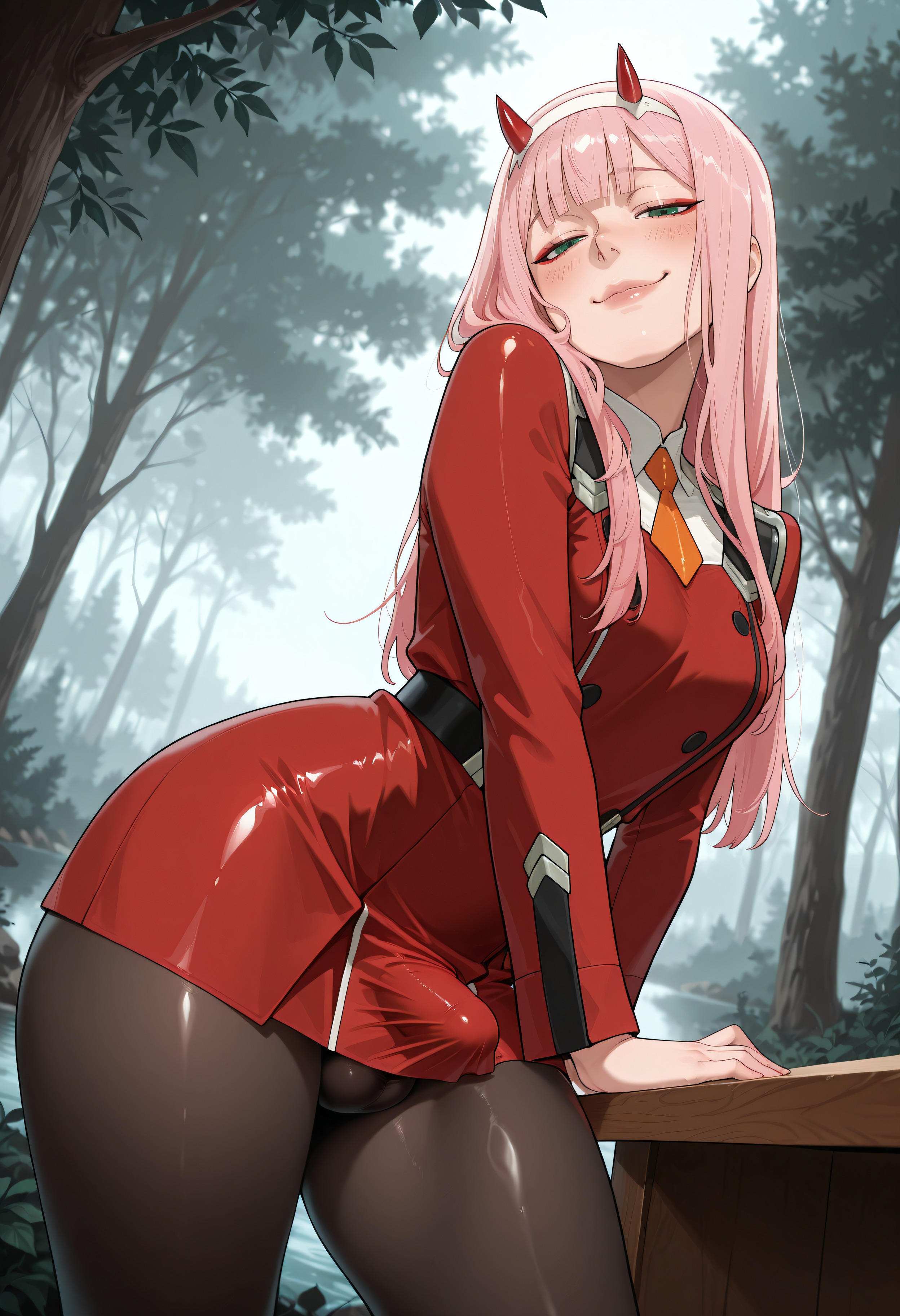 Zero Two (Darling In The Franxx) Rule 34 Image