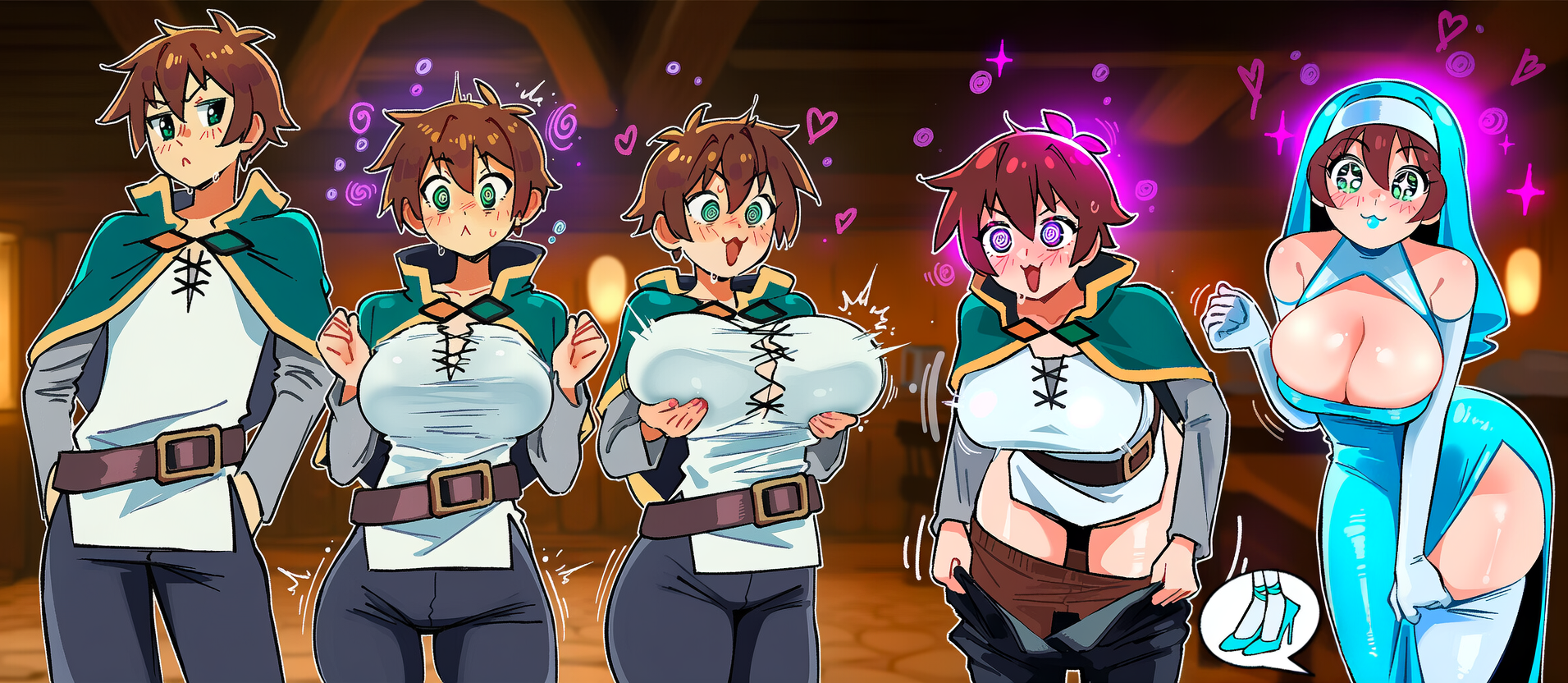 Genderswap (Mtf) Rule 34 Image