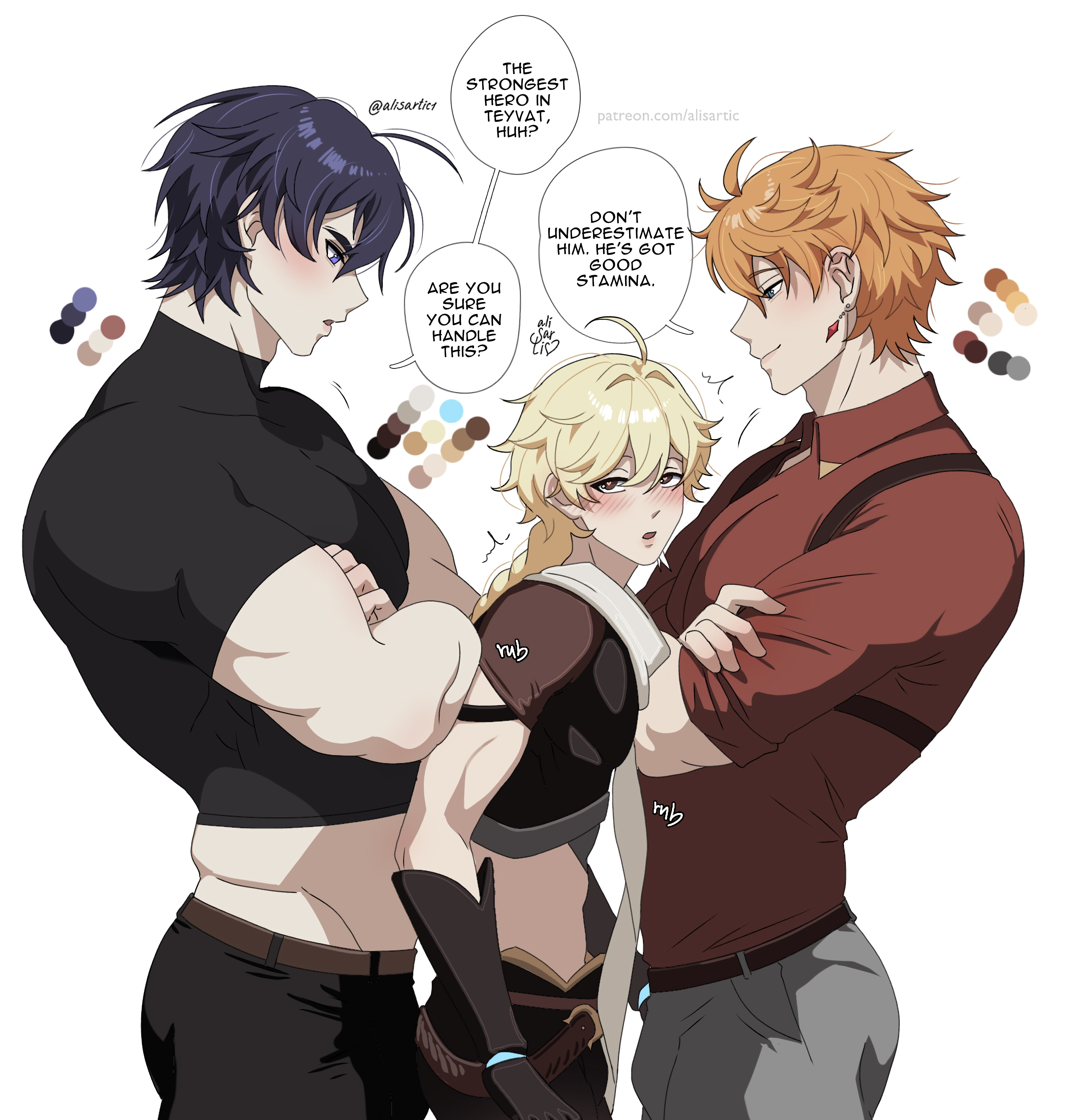 Aether (Genshin Impact) Rule 34 Image