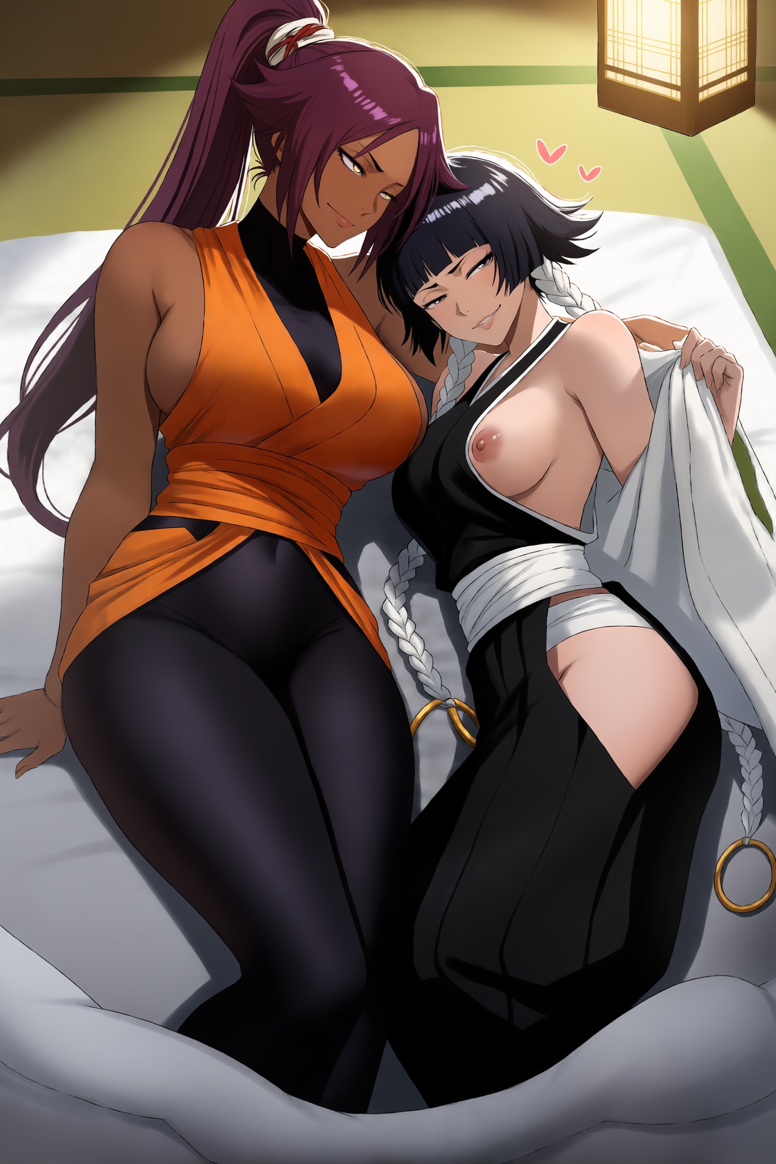 Shihouin Yoruichi (Bleach) Rule 34 Image