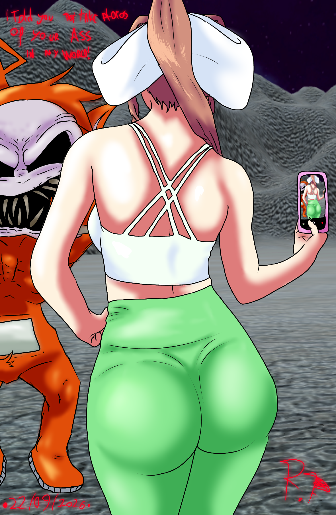 Monika (Doki Doki Literature Club) Rule 34 Image