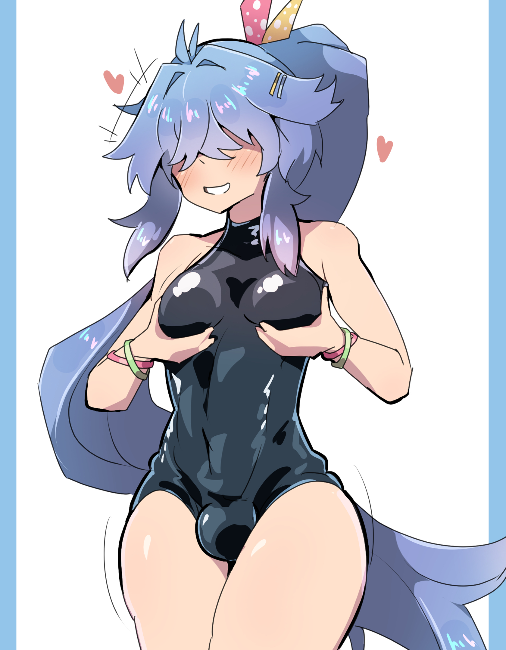 Blue Hair Rule 34 Image