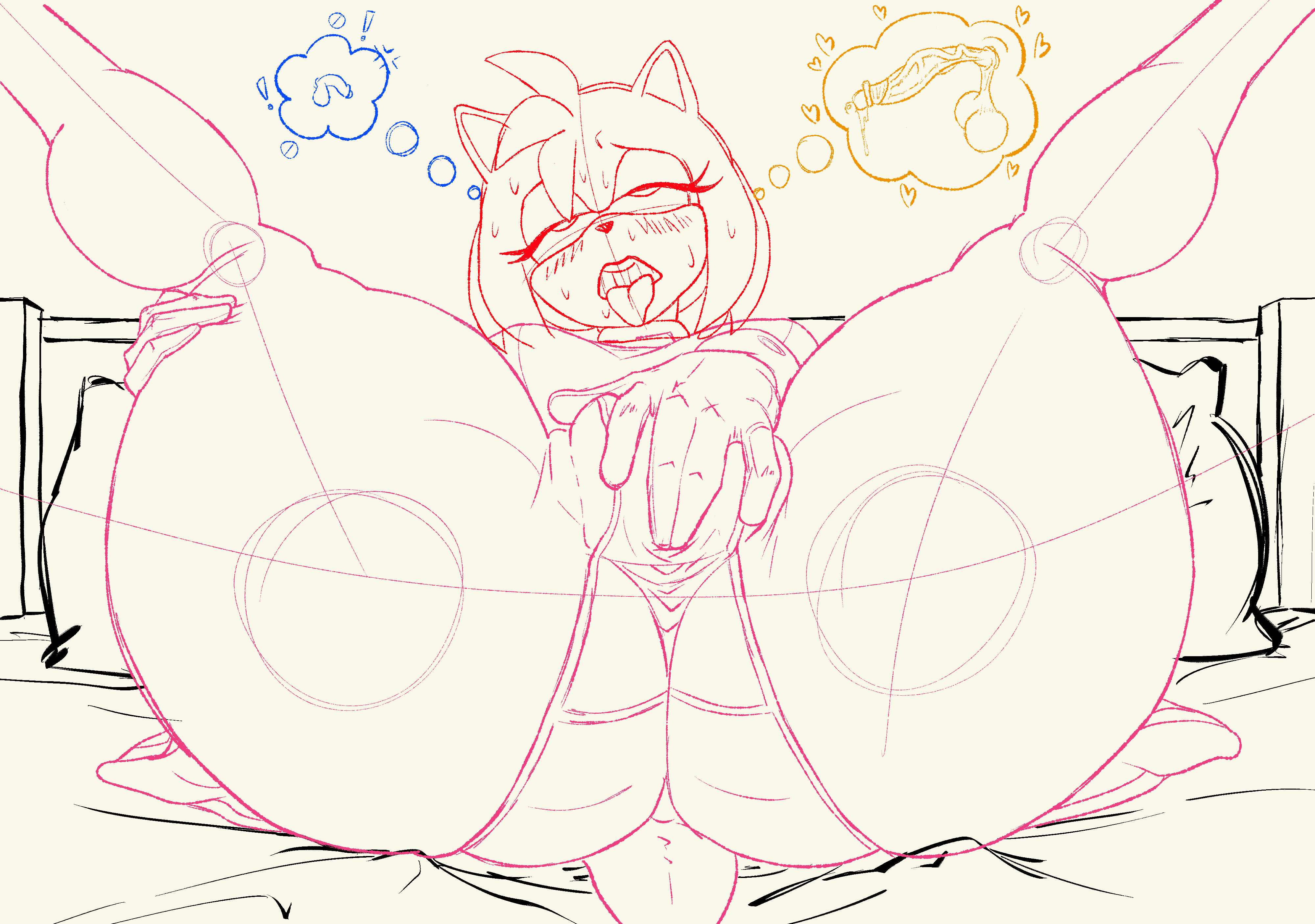 Amy Rose (Sega) Rule 34 Image