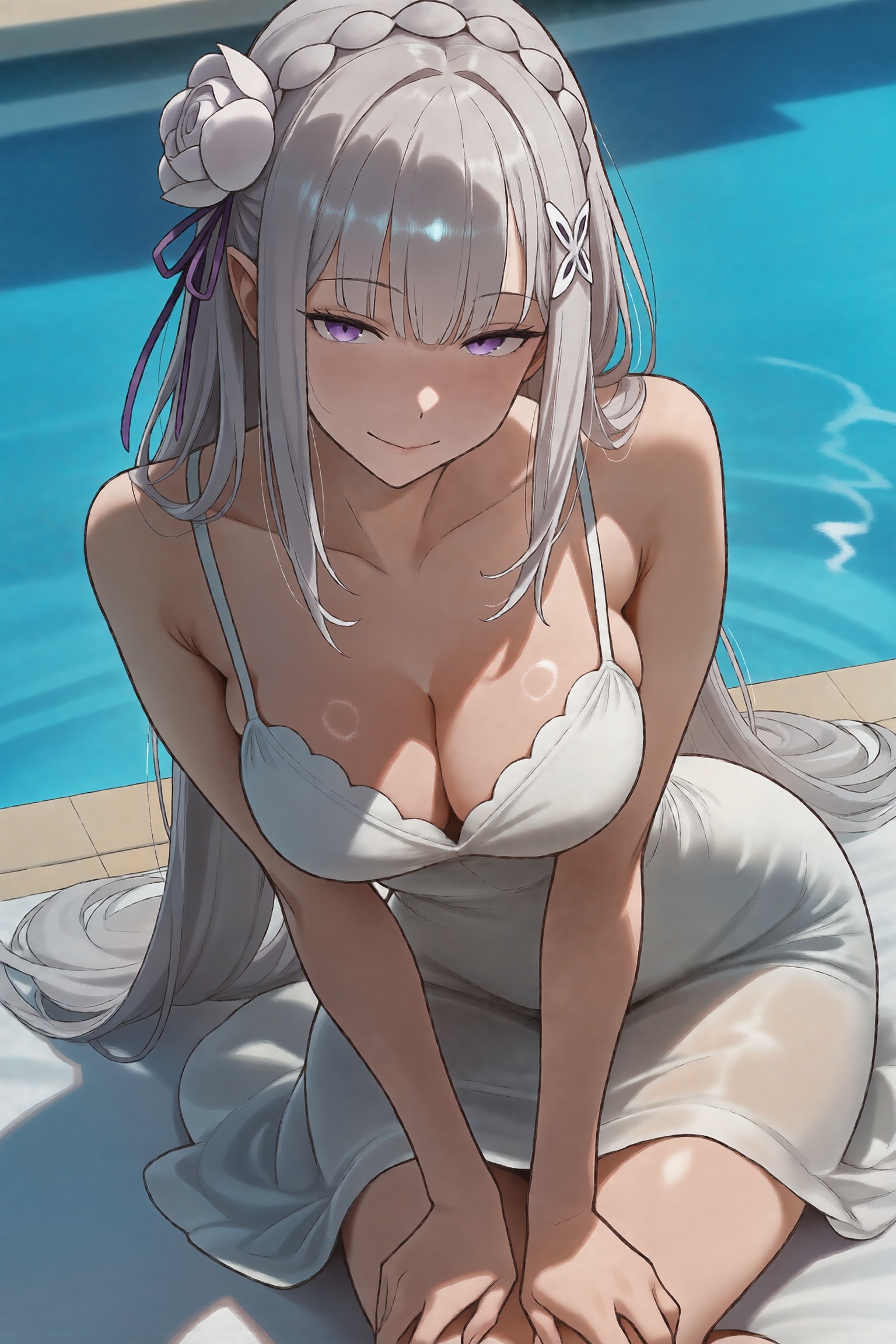 Emilia (Re:Zero) Rule 34 Image
