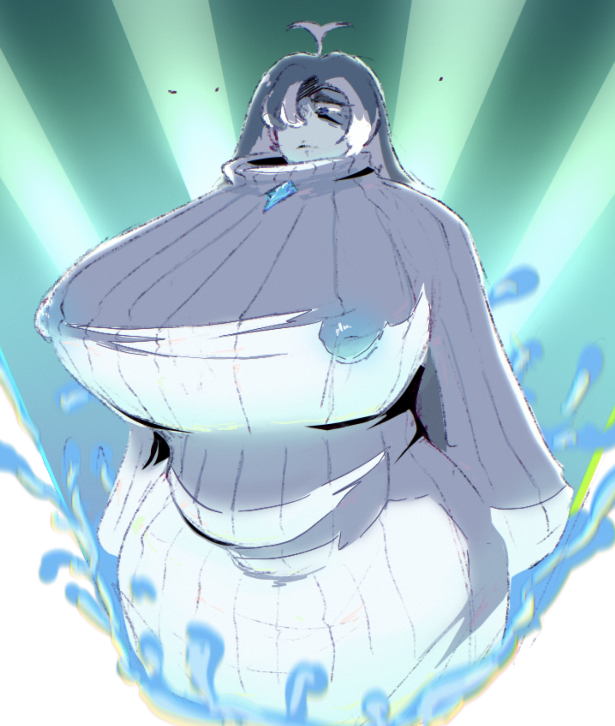 Blue Whale Cookie (Cookie Run) Rule 34 Image