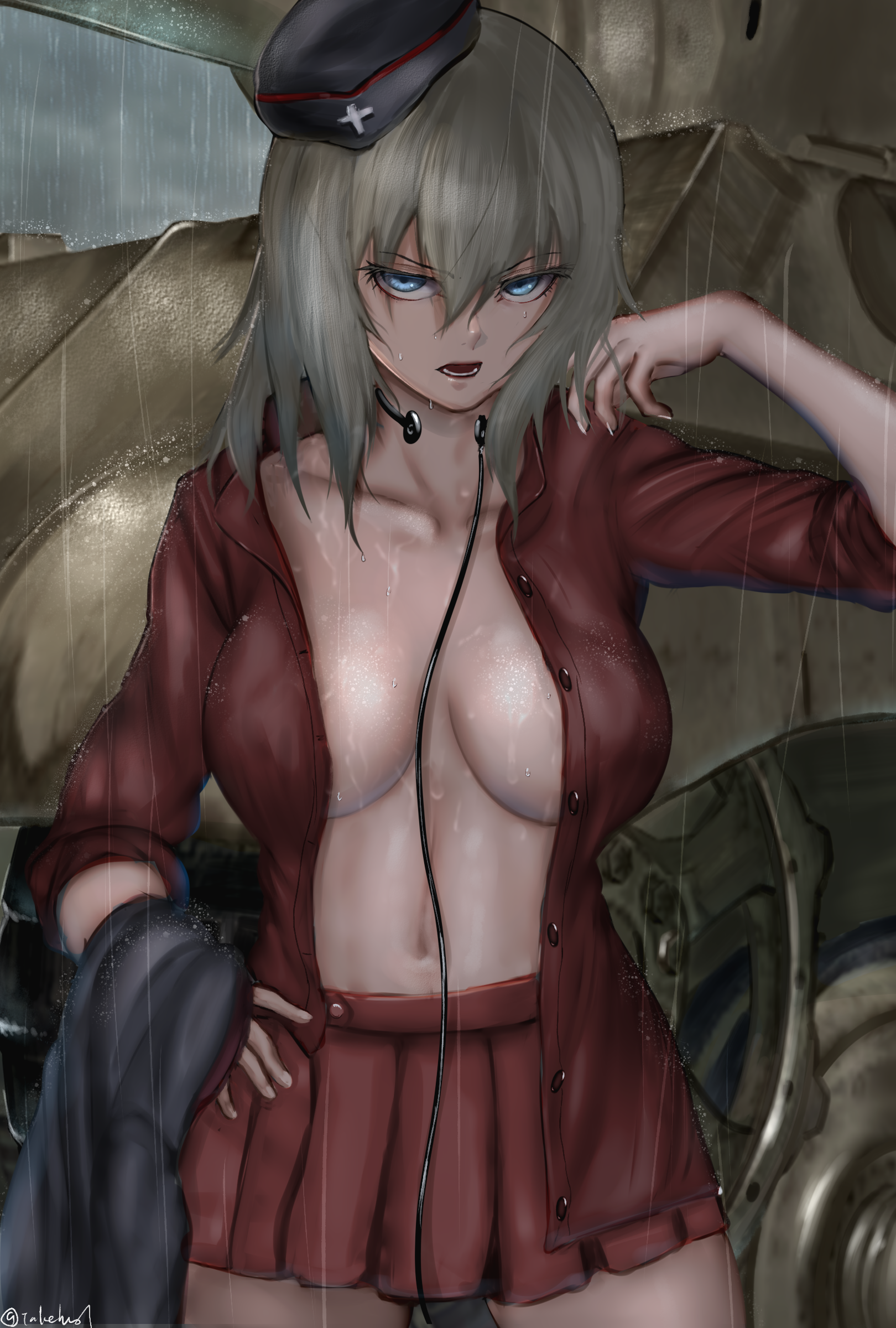 Itsumi Erika (Girls Und Panzer) Rule 34 Image
