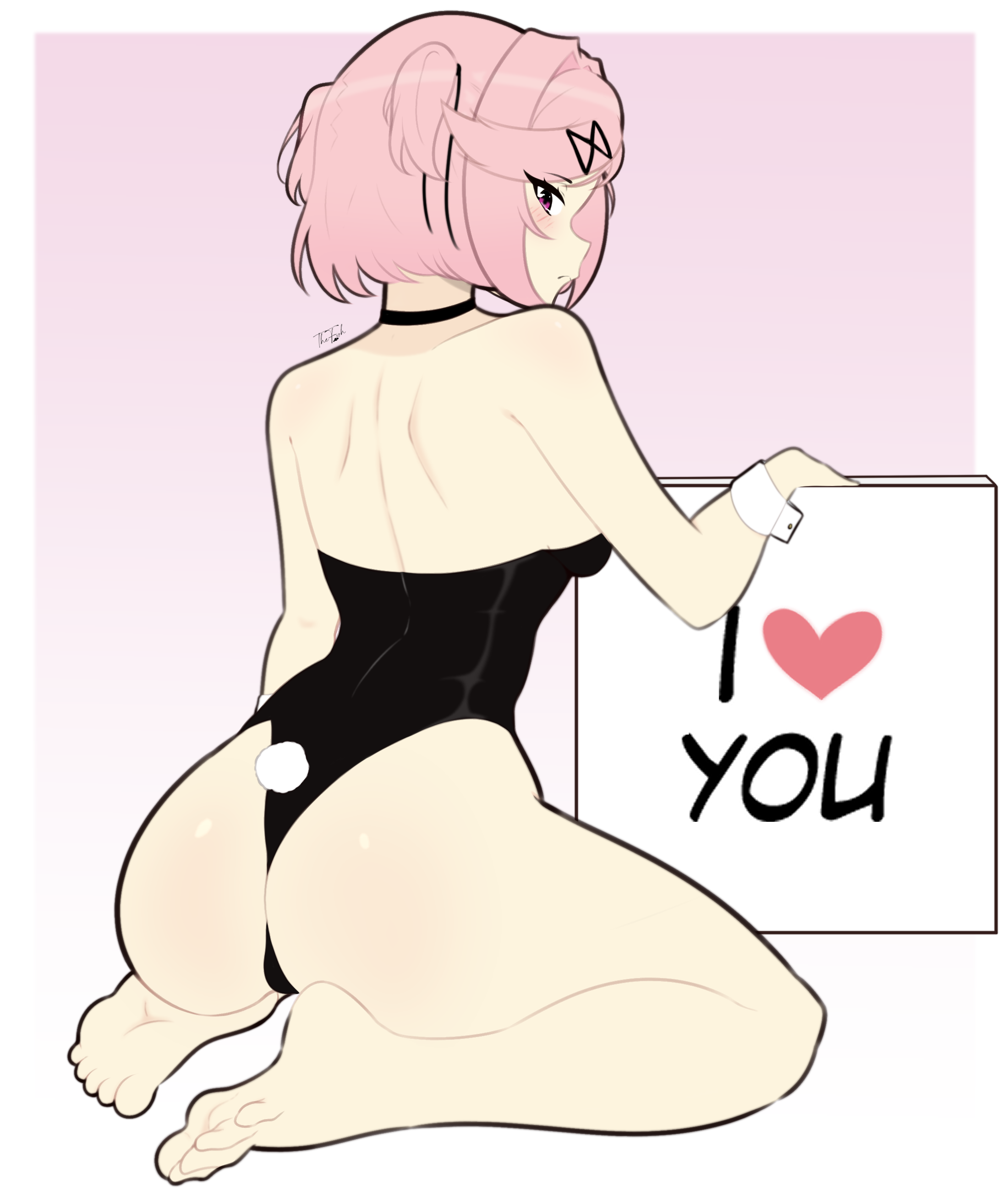 Natsuki (Doki Doki Literature Club) Rule 34 Image