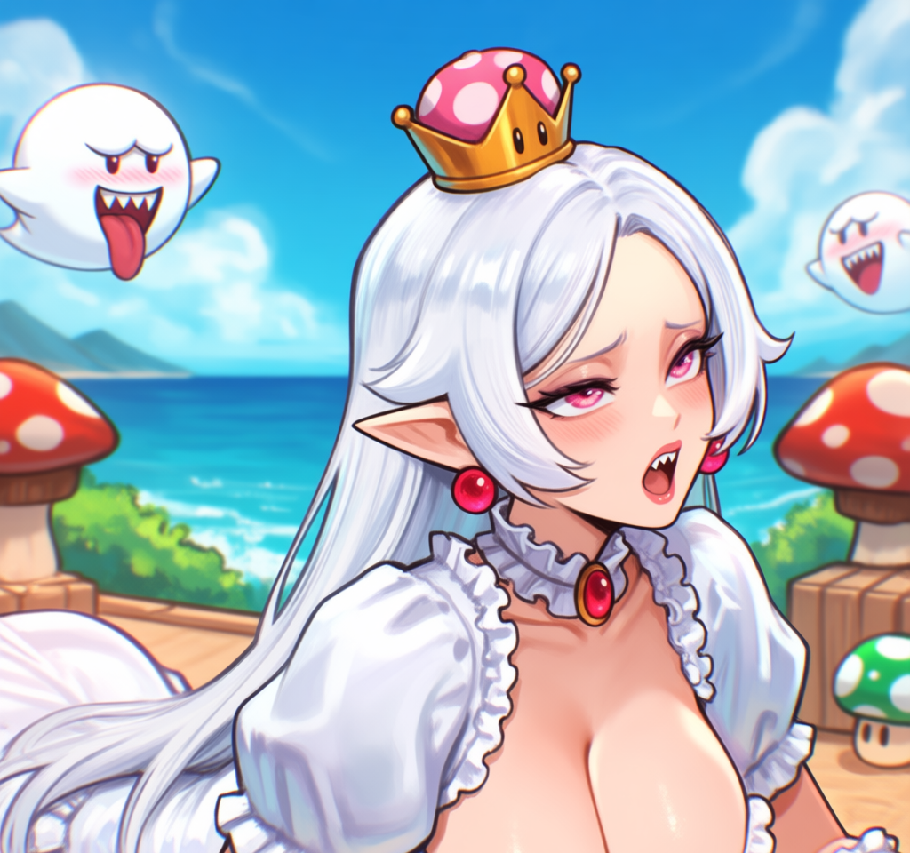 Boo (Mario) Rule 34 Image