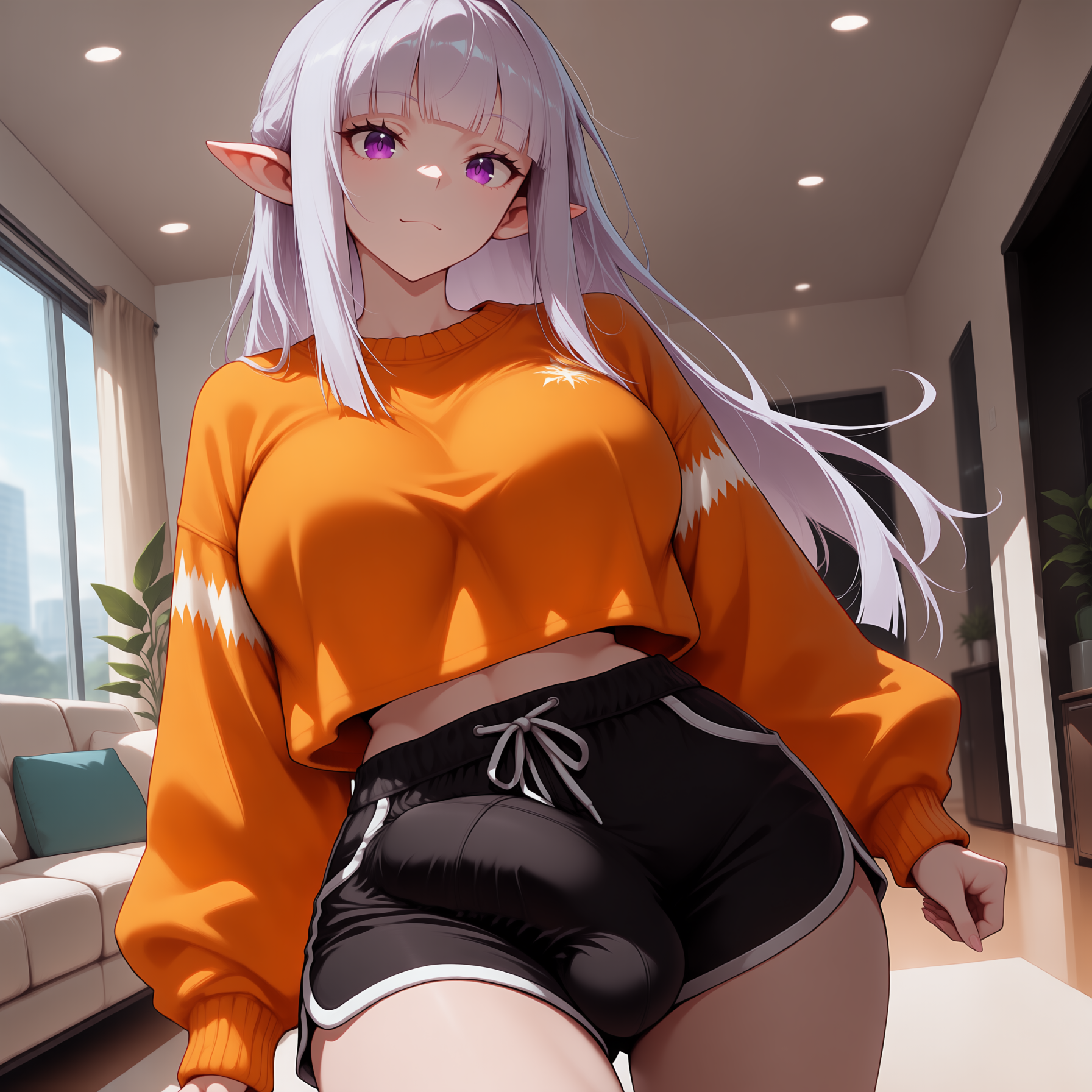 Emilia (Re:Zero) Rule 34 Image