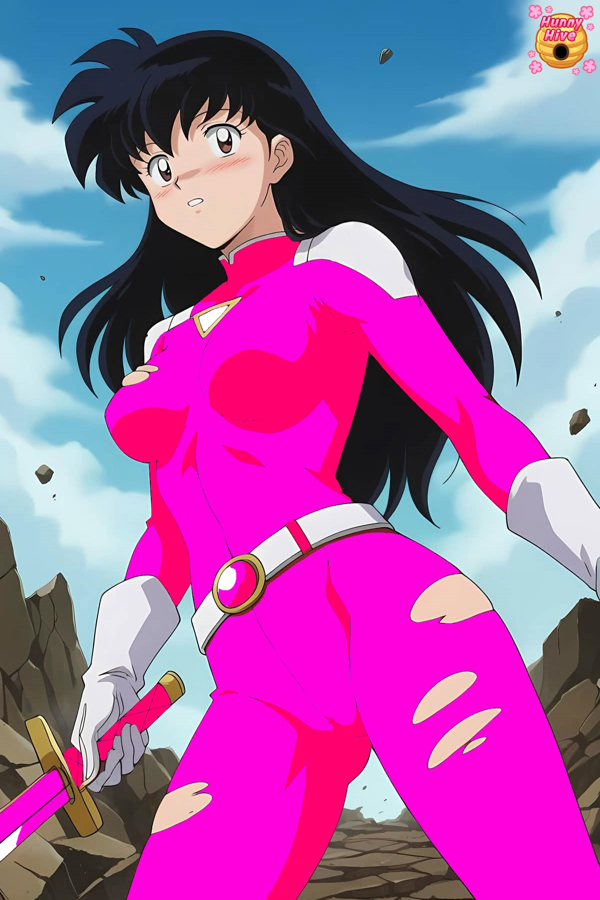 Kagome Higurashi (Higurashi Kagome) Rule 34 Image