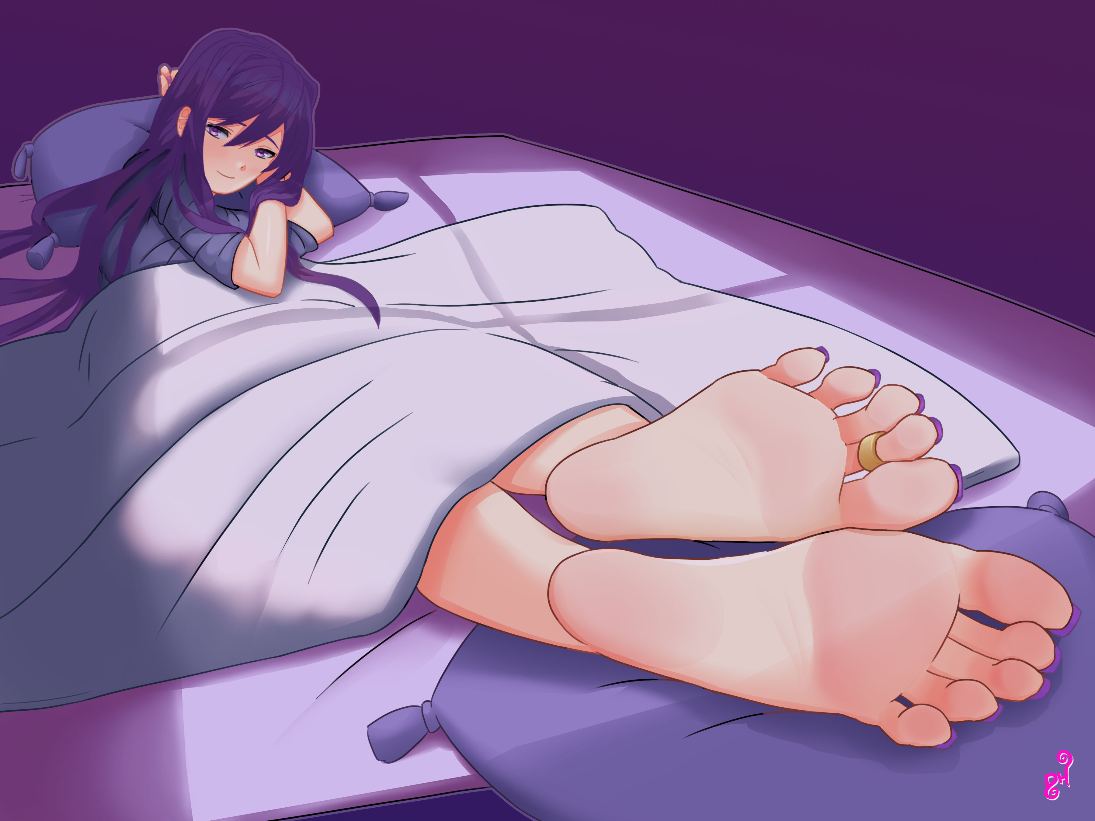 Yuri (Doki Doki Literature Club) Rule 34 Image