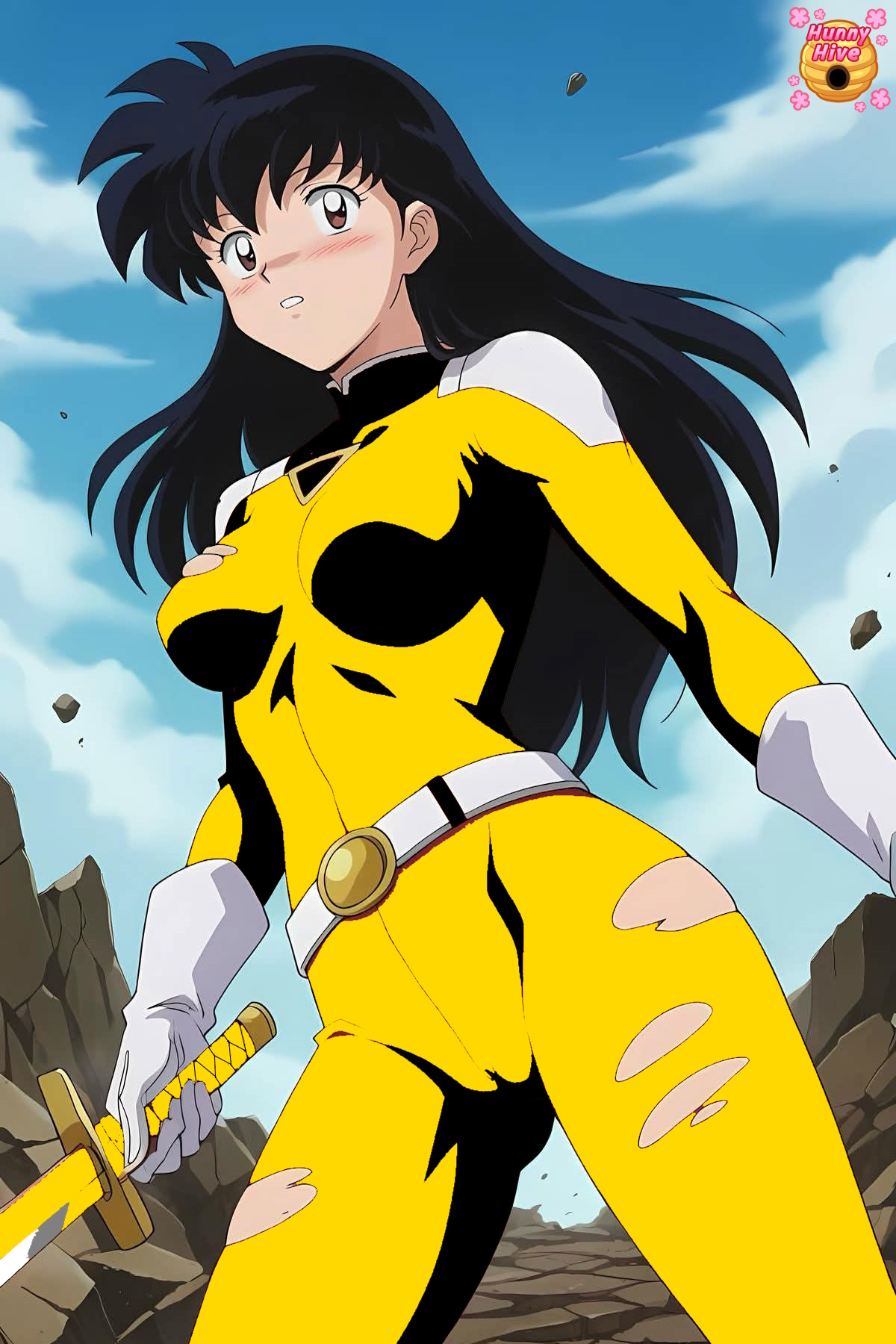 Kagome Higurashi (Higurashi Kagome) Rule 34 Image