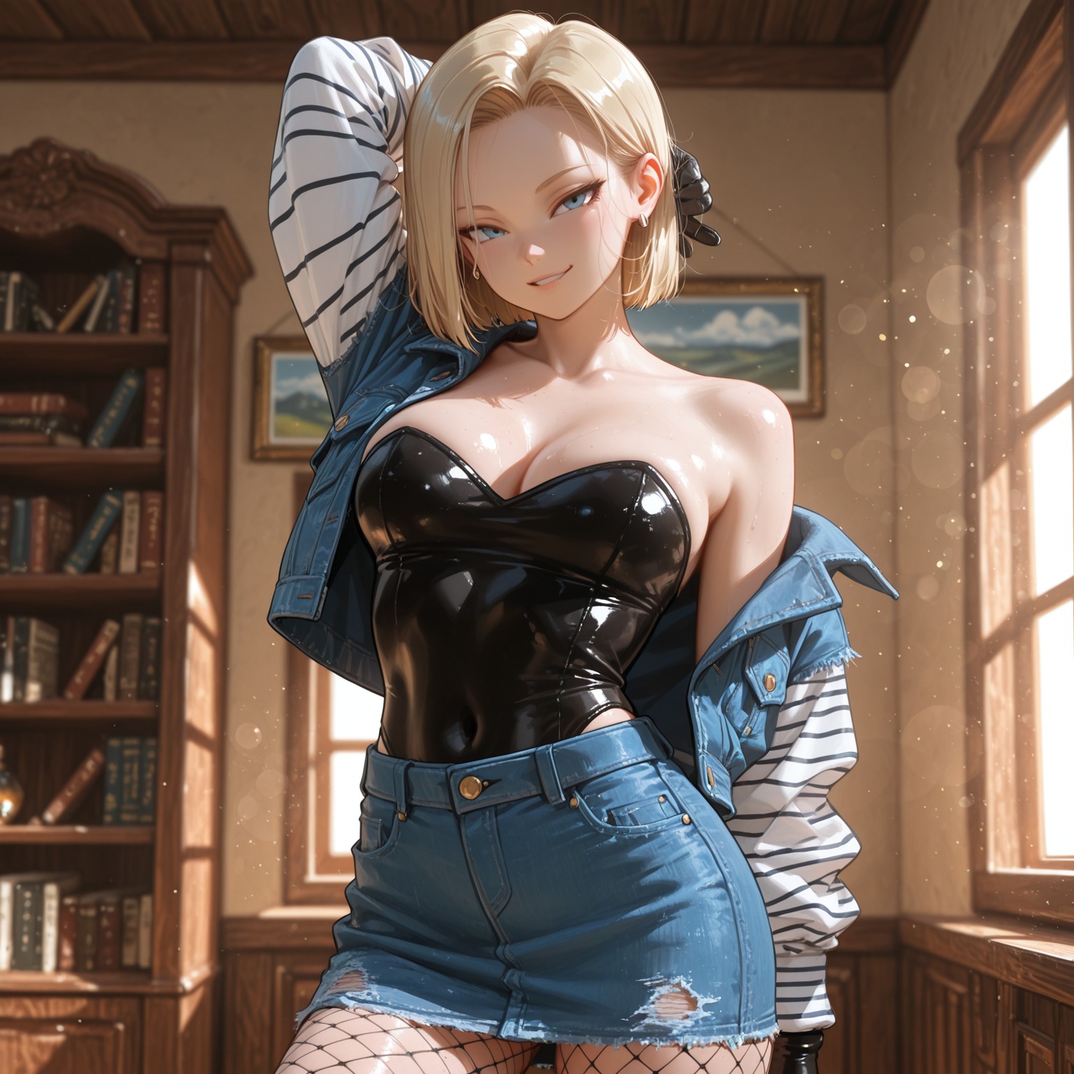 Android 18 (Dragon Ball) Rule 34 Image