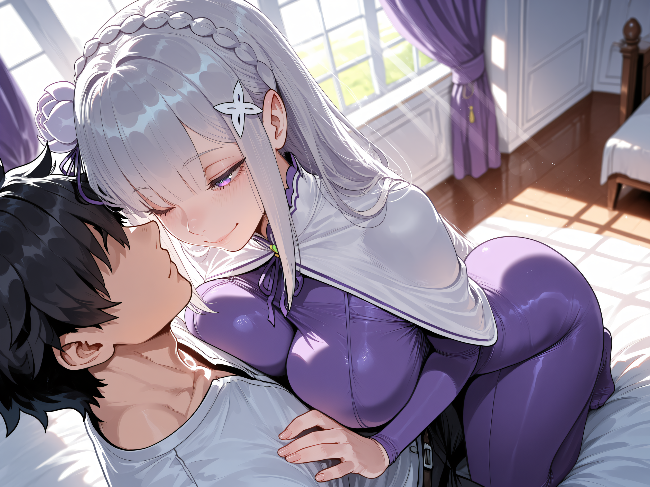 Emilia (Re:Zero) Rule 34 Image