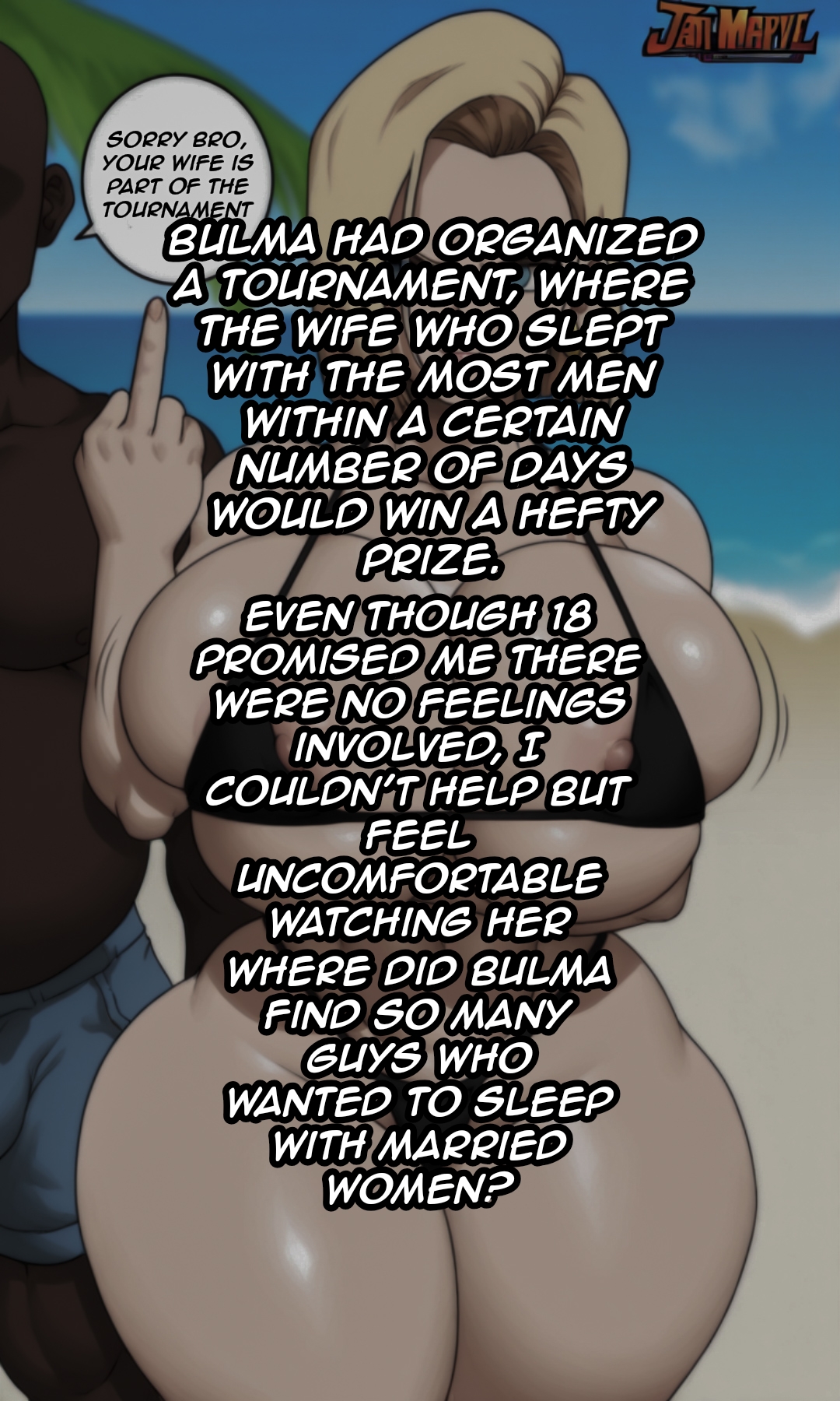 Android 18 (Dragon Ball) Rule 34 Image