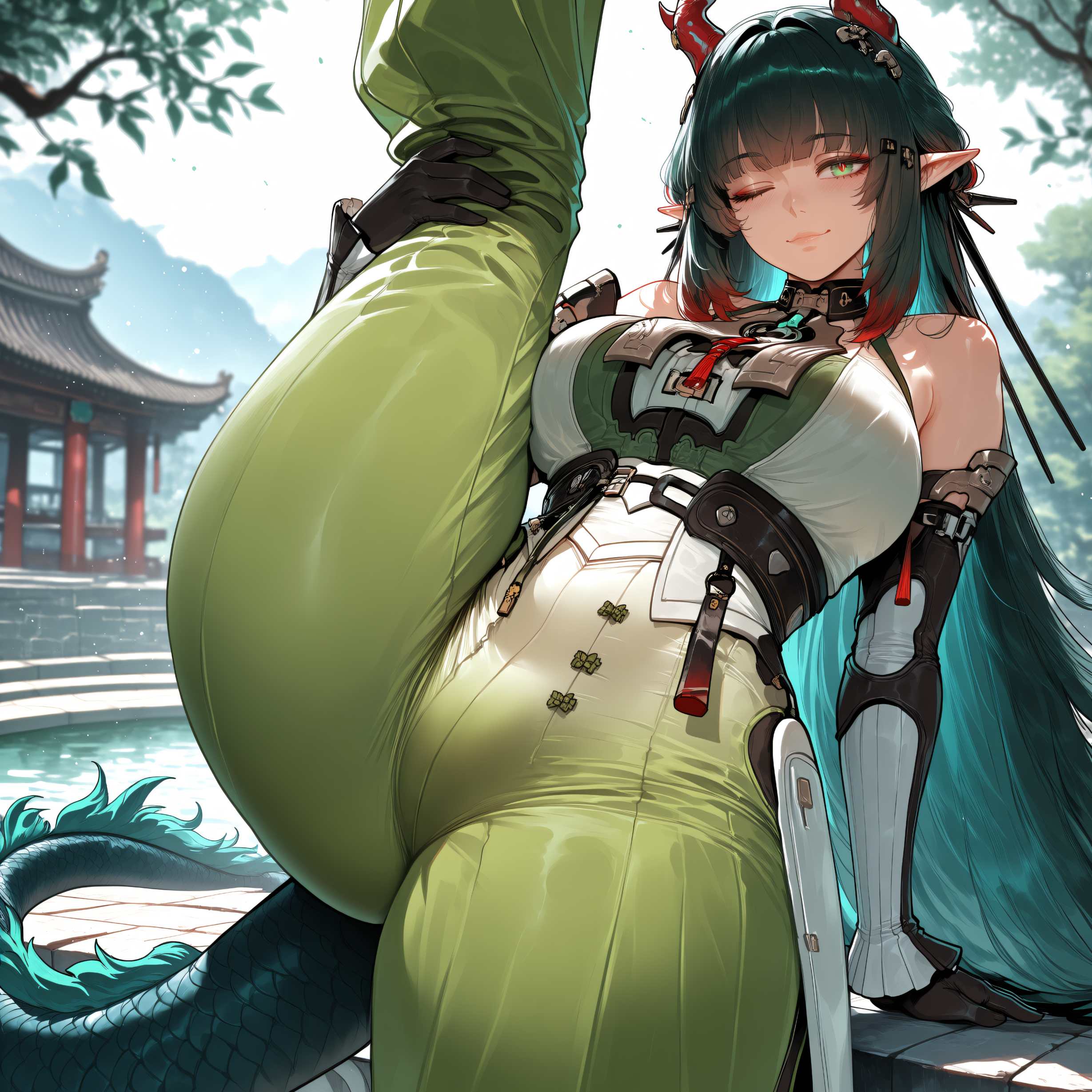 Zhuang Fangyi (Arknights) Rule 34 Image