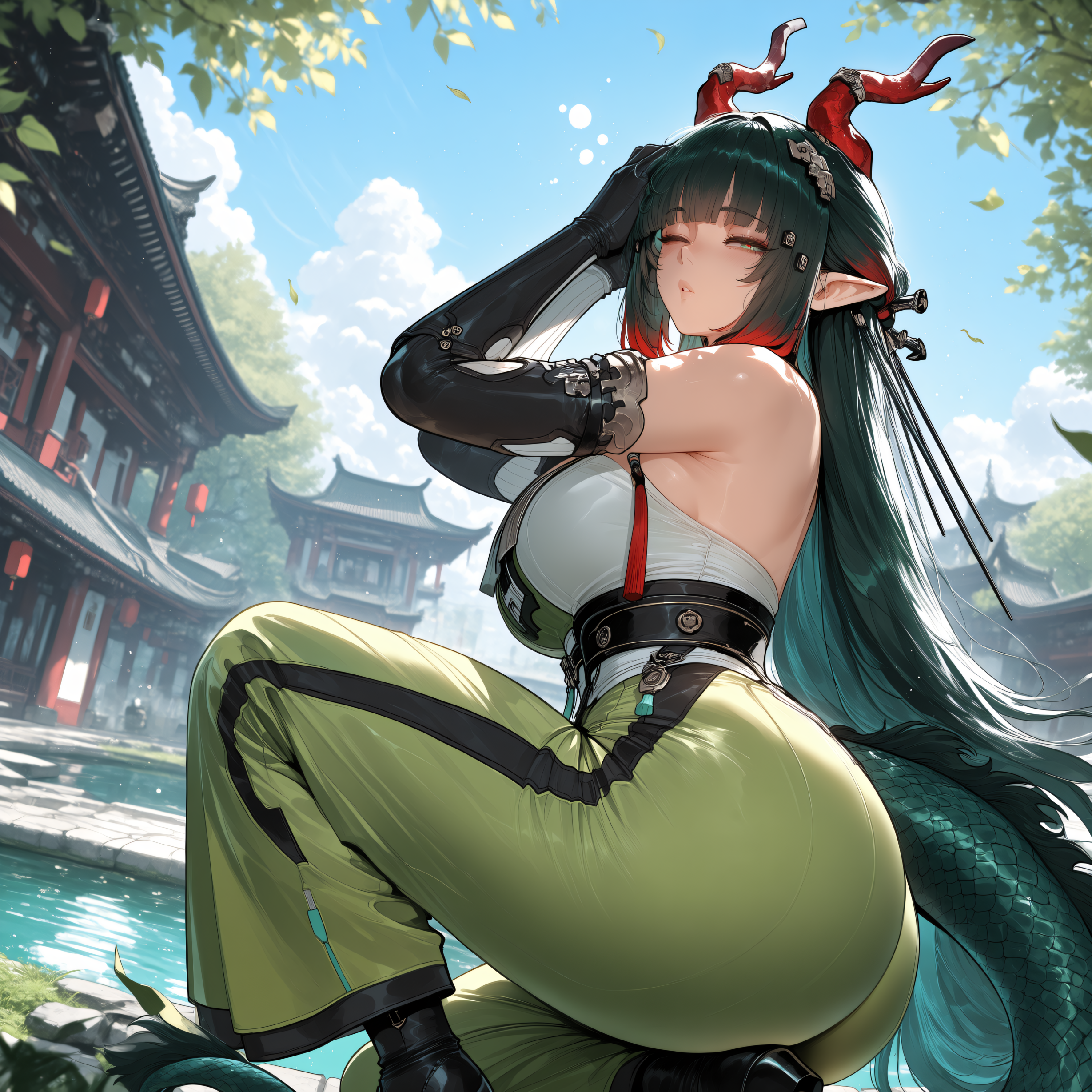 Zhuang Fangyi (Arknights) Rule 34 Image