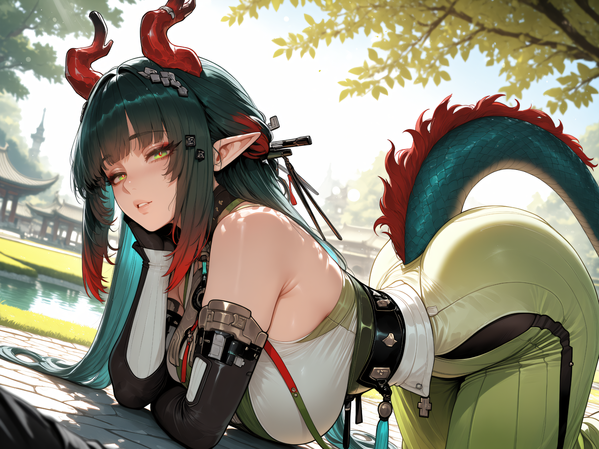 Zhuang Fangyi (Arknights) Rule 34 Image