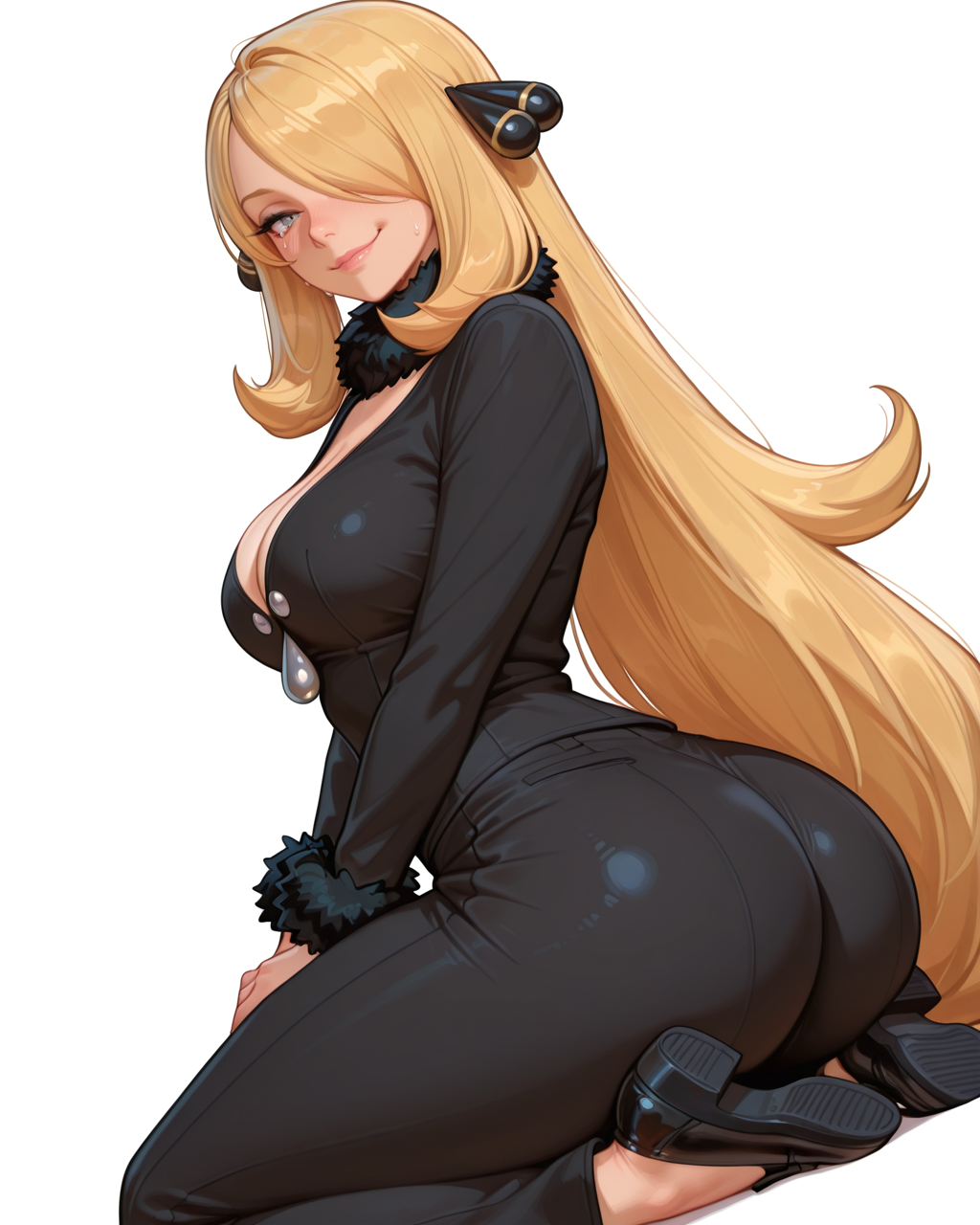 Cynthia (Pokemon) Rule 34 Image
