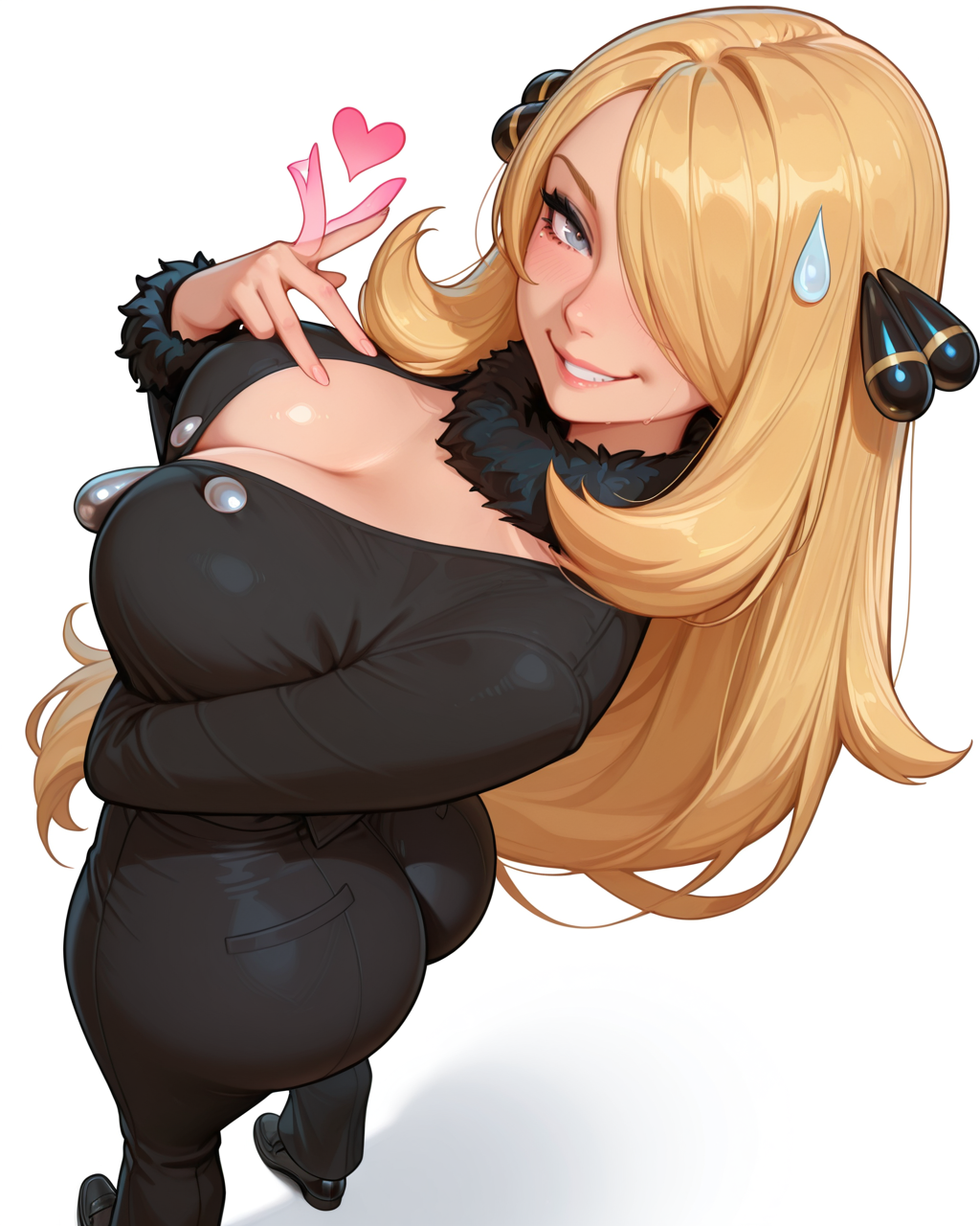 Cynthia (Pokemon) Rule 34 Image