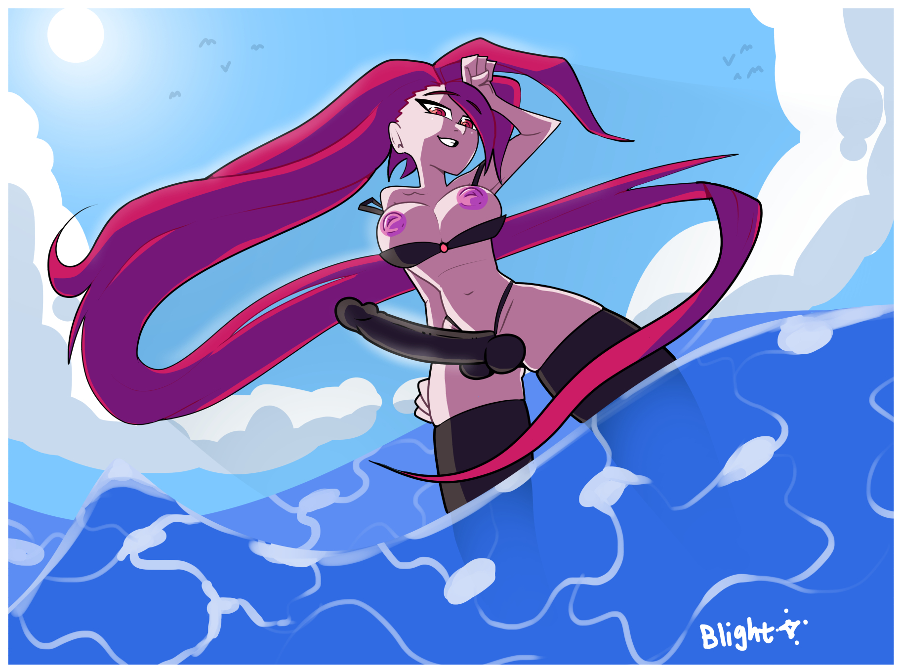 Acrobatic Silky (Dandadan) Rule 34 Image