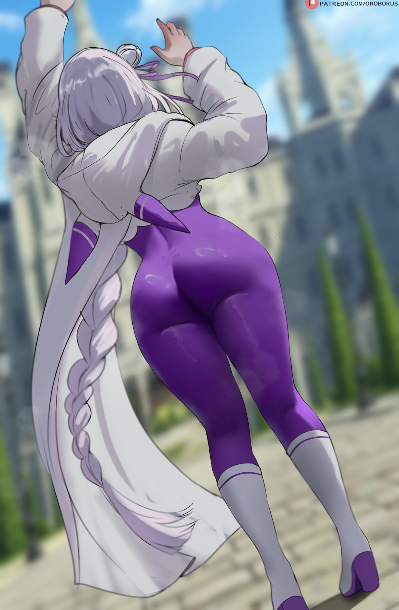 Emilia (Re:Zero) Rule 34 Image