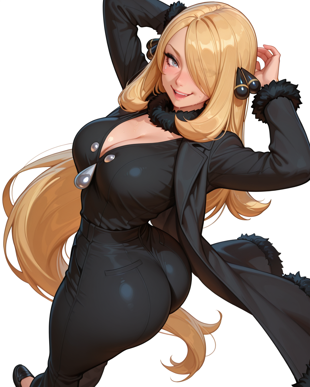 Cynthia (Pokemon) Rule 34 Image