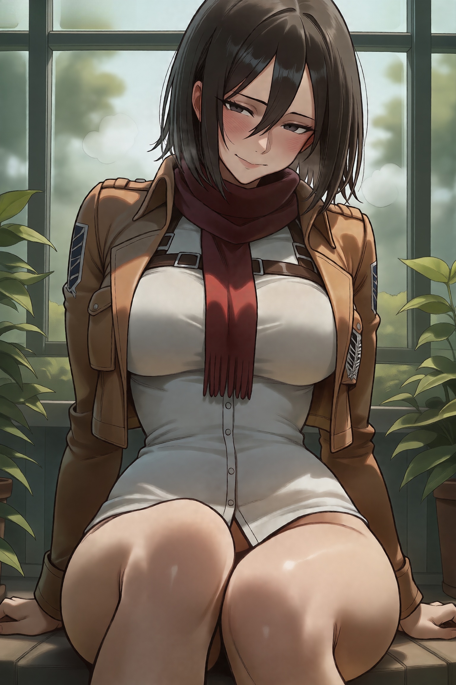 Mikasa Ackerman (Attack On Titan) Rule 34 Image