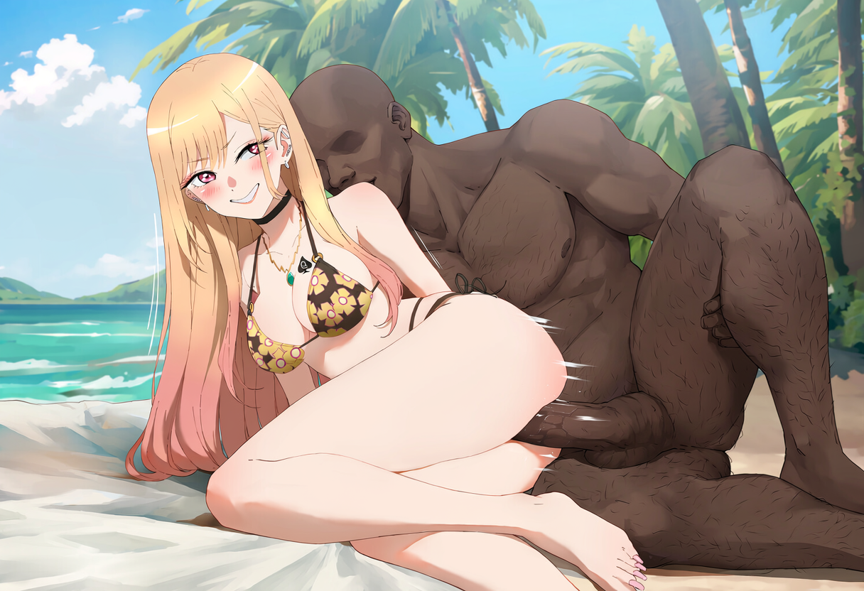 Kitagawa Marin (Blacked) Rule 34 Image