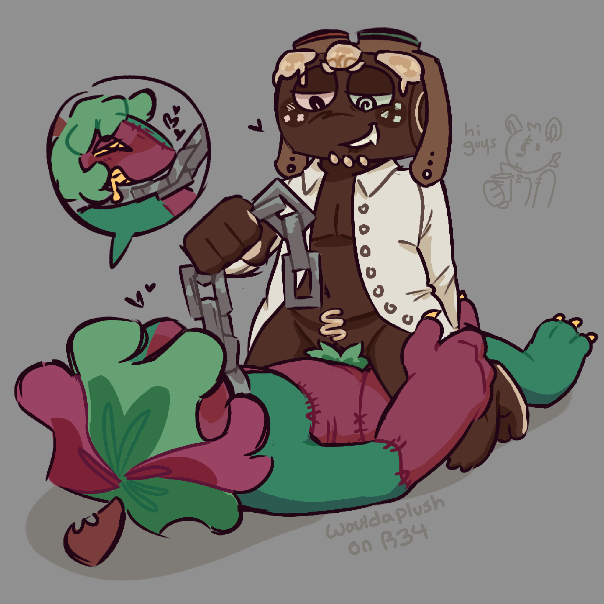 Berry Beast Sprout (Dandy'S World) Rule 34 Image