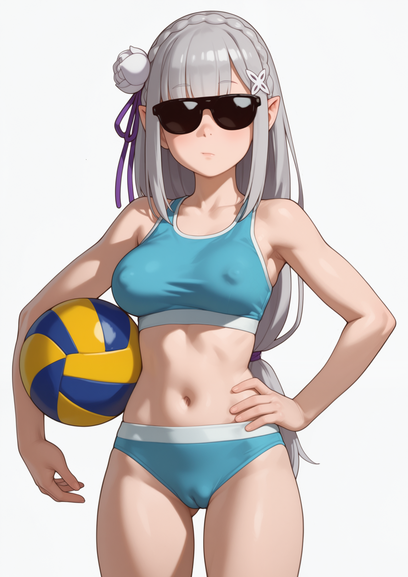 Emilia (Re:Zero) Rule 34 Image