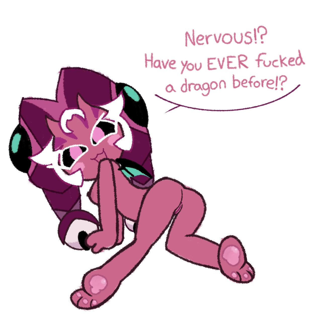 Lychee Dragon Cookie (Cookie Run) Rule 34 Image