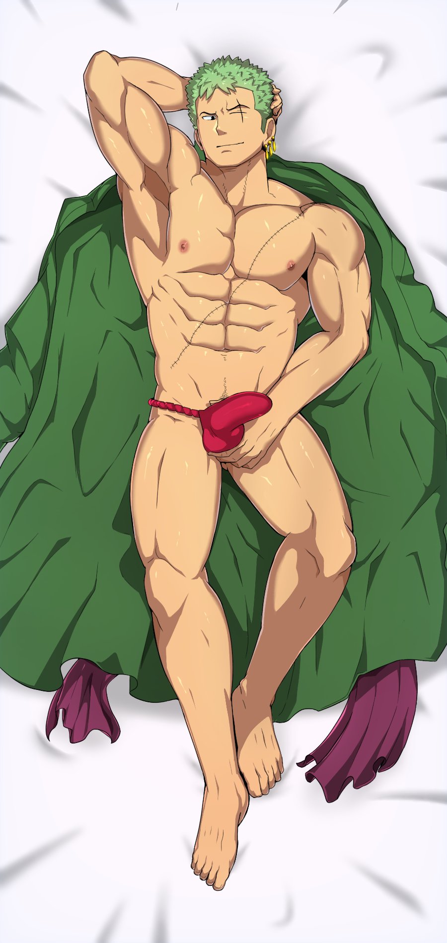 Roronoa Zoro (One Piece) Rule 34 Image