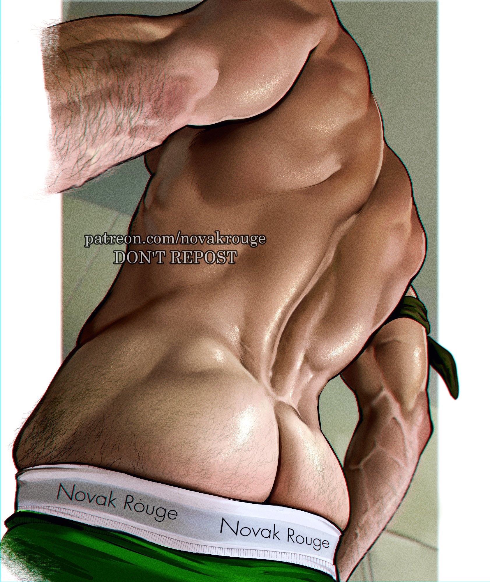 Roronoa Zoro (Calvin Klein) Rule 34 Image