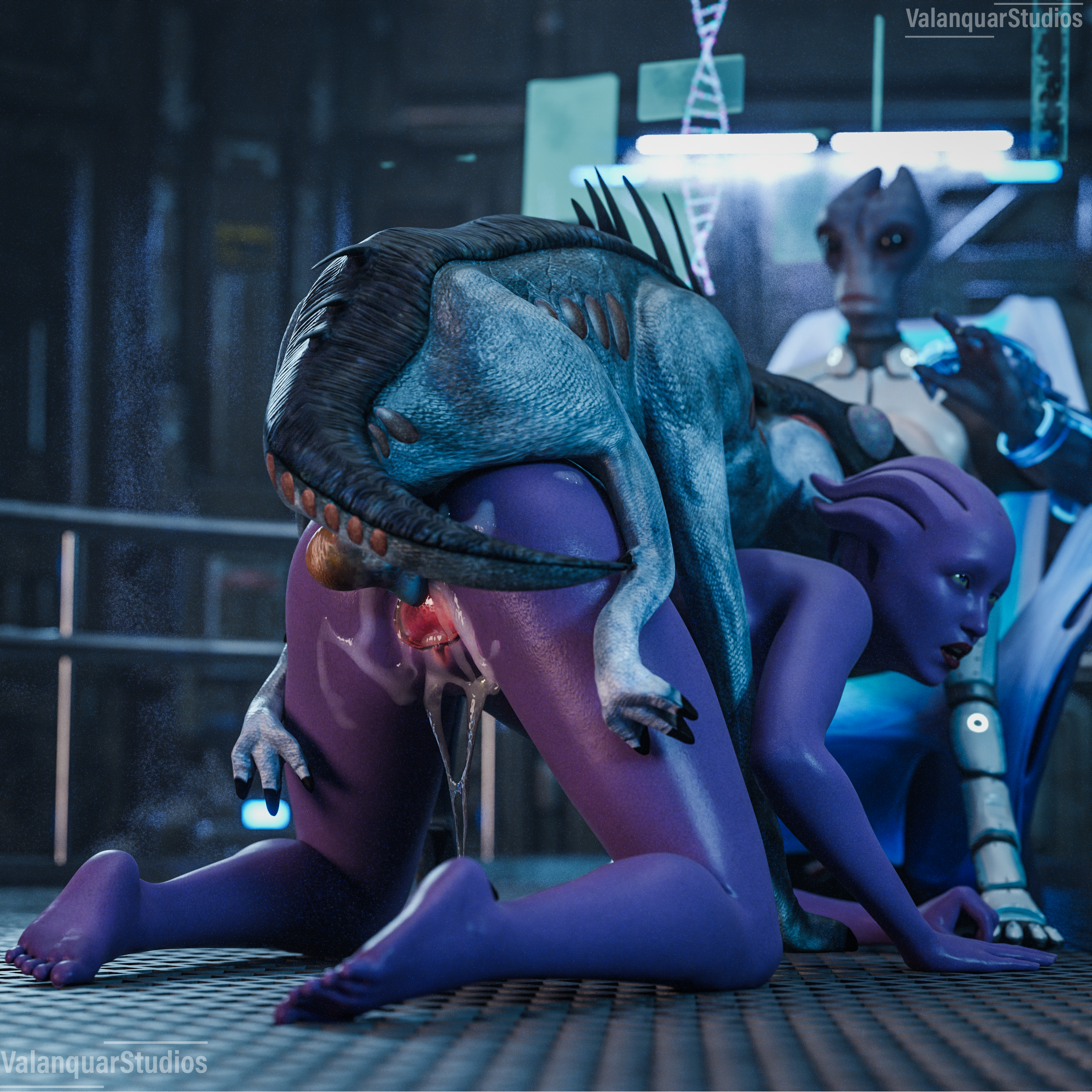 Asari (Mass Effect) Rule 34 Image