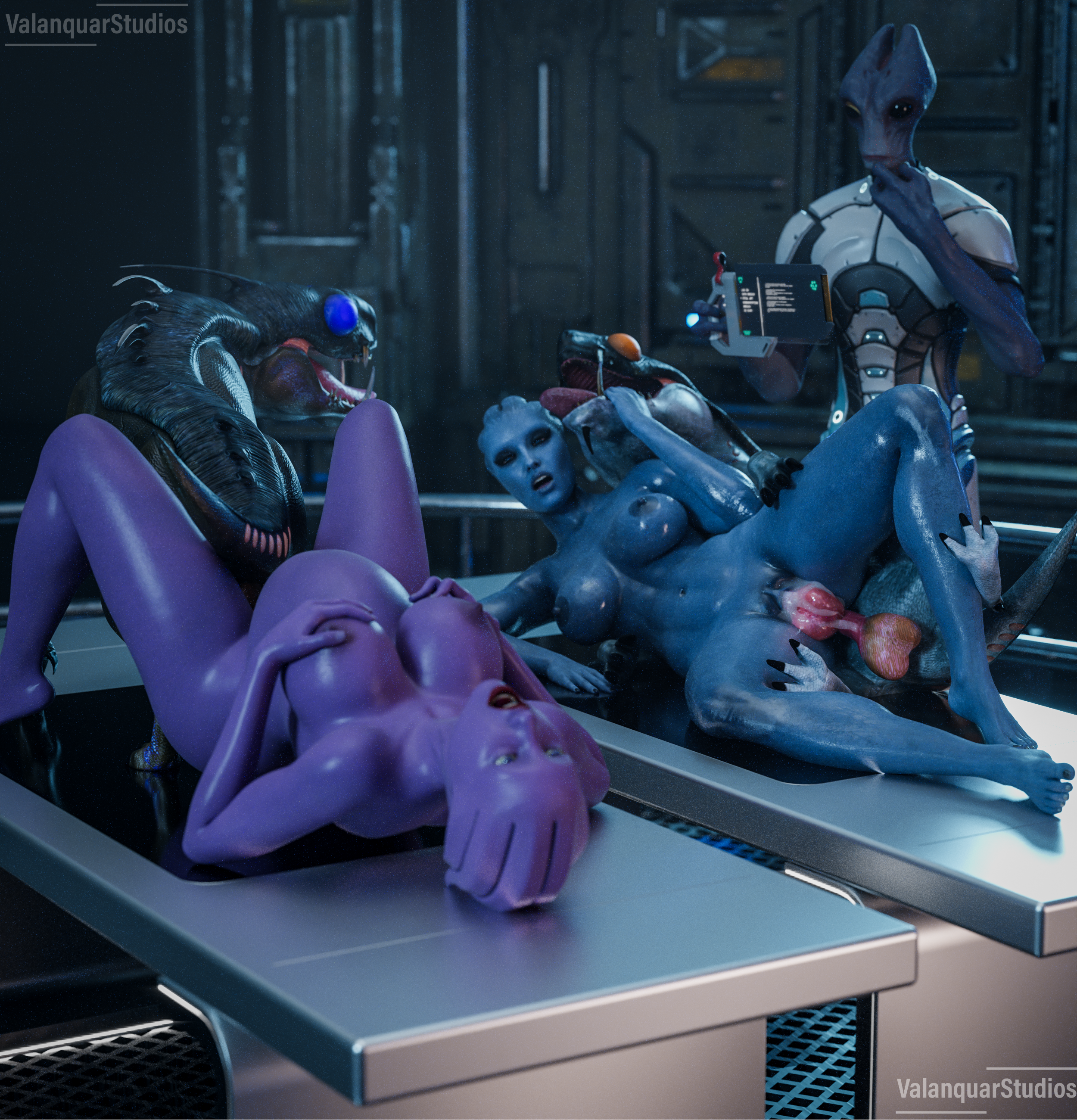 Asari (Bioware) Rule 34 Image