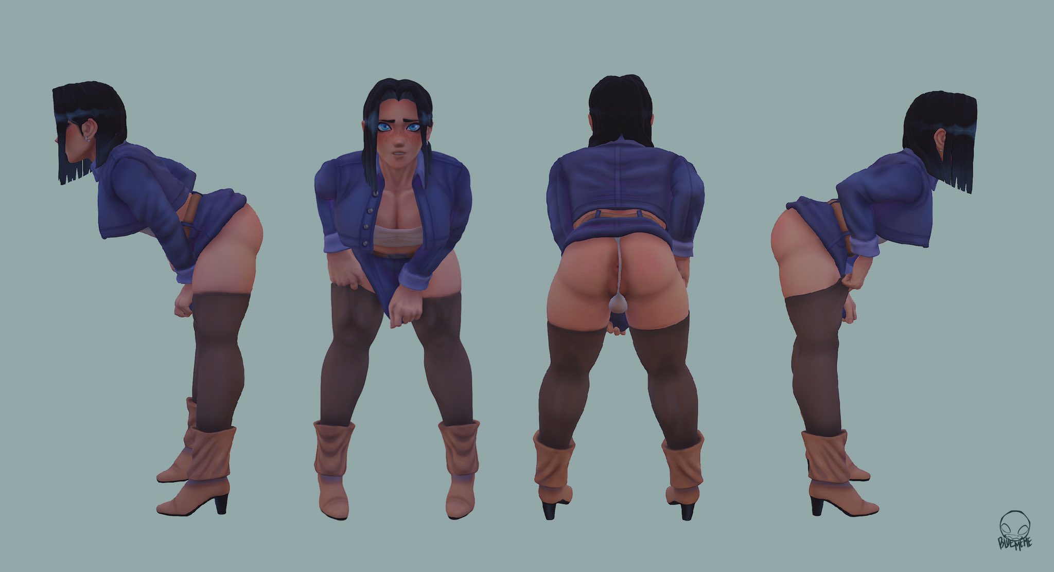 Android 17 (Dragon Ball) Rule 34 Image