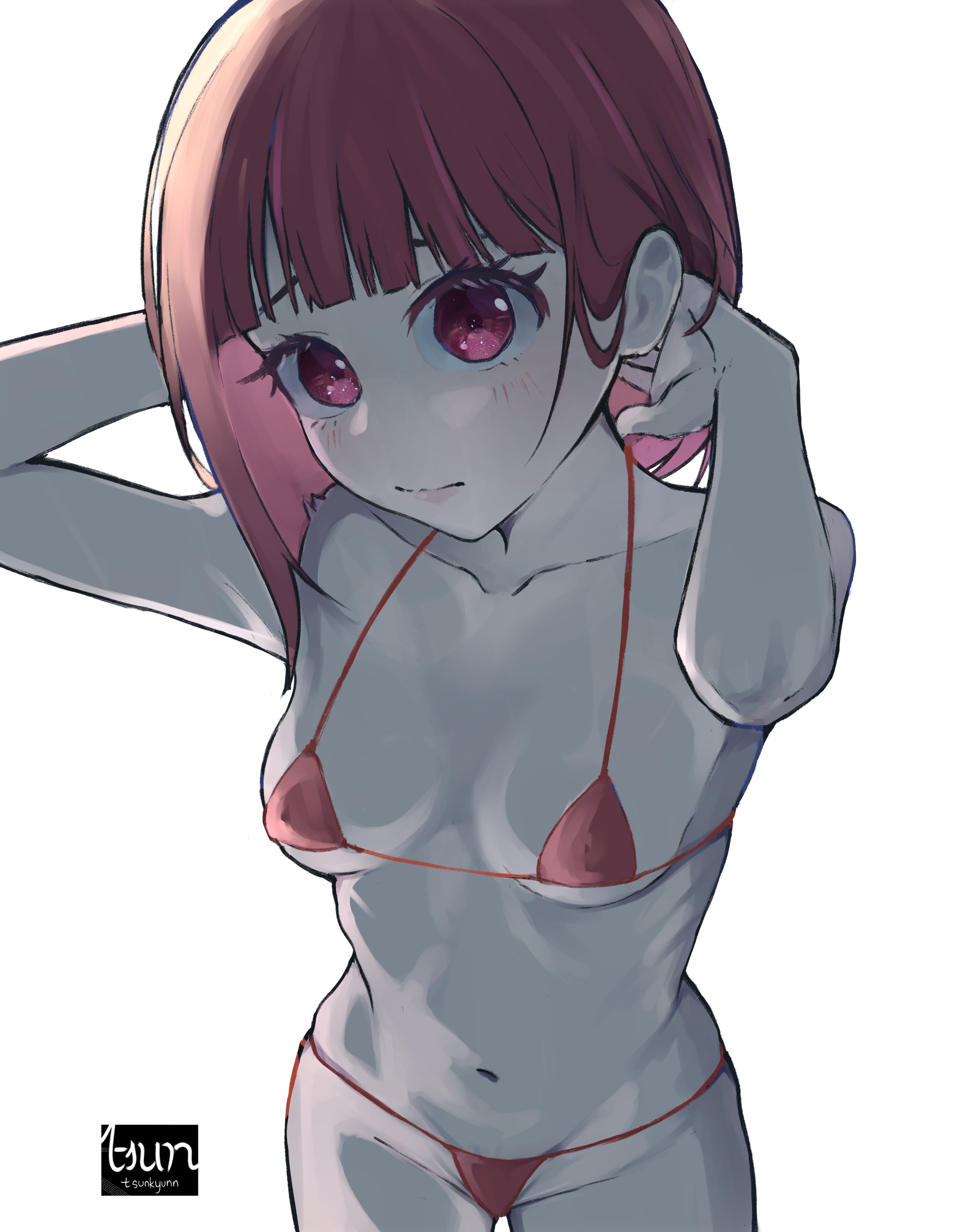 Adjusting Hair Rule 34 Image