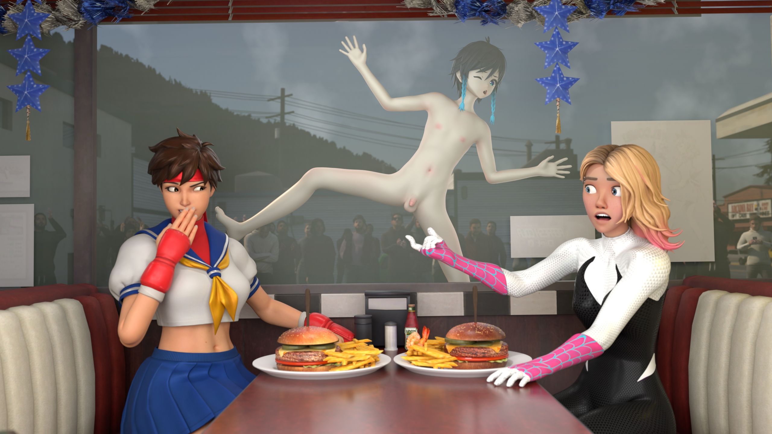 Gwen Stacy (Genshin Impact) Rule 34 Image