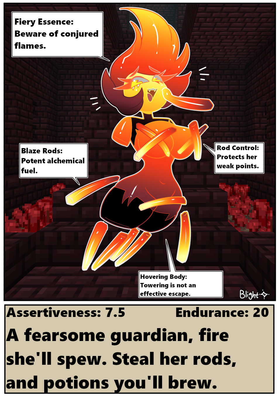 Blaze (Minecraft) Rule 34 Image