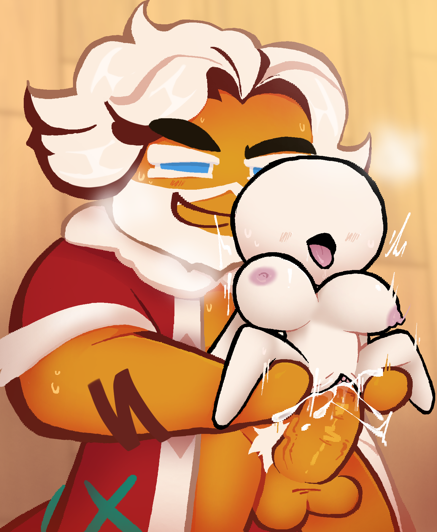 Anonymous Female (Christmas) Rule 34 Image