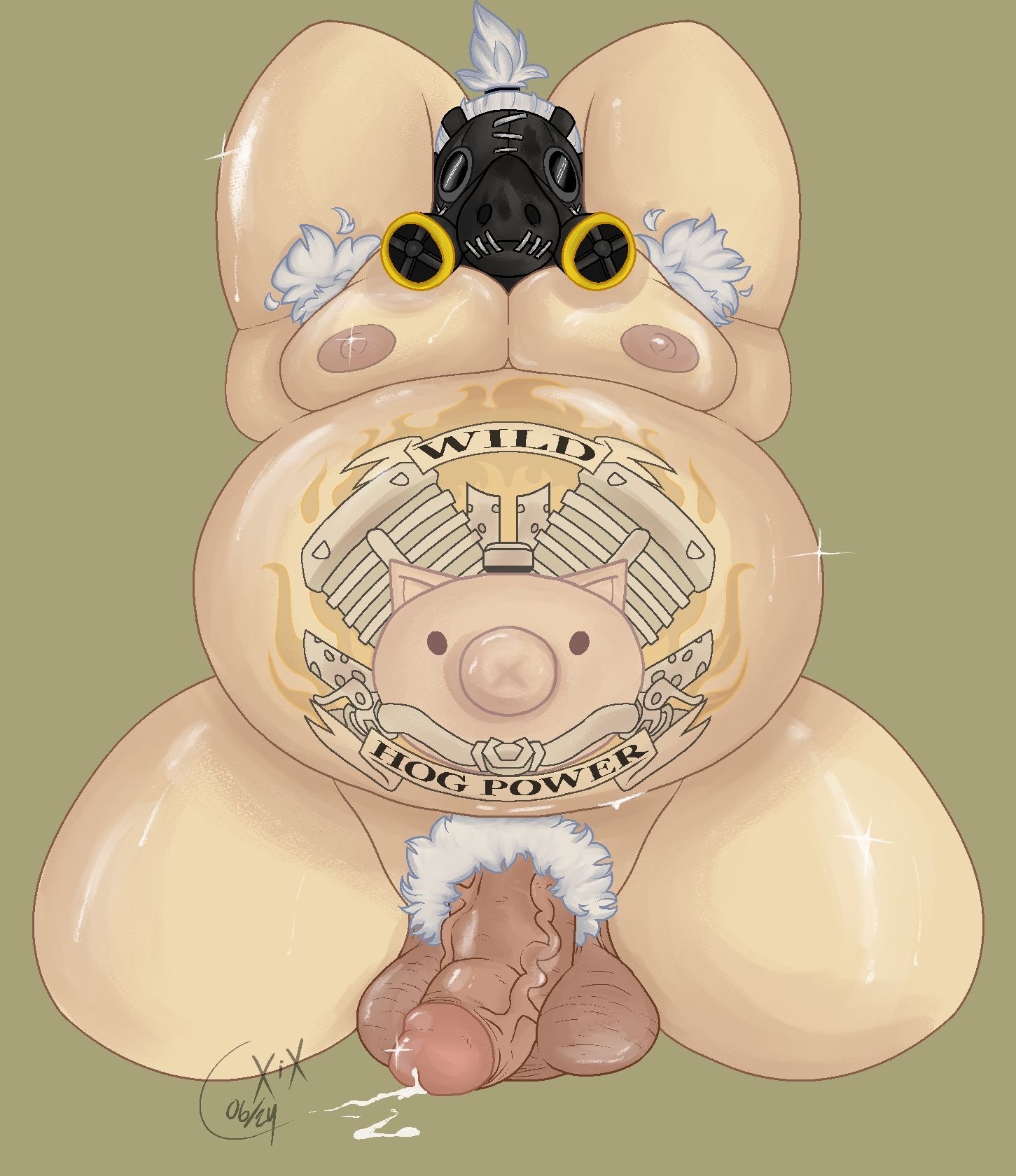 Roadhog (Overwatch) Rule 34 Image
