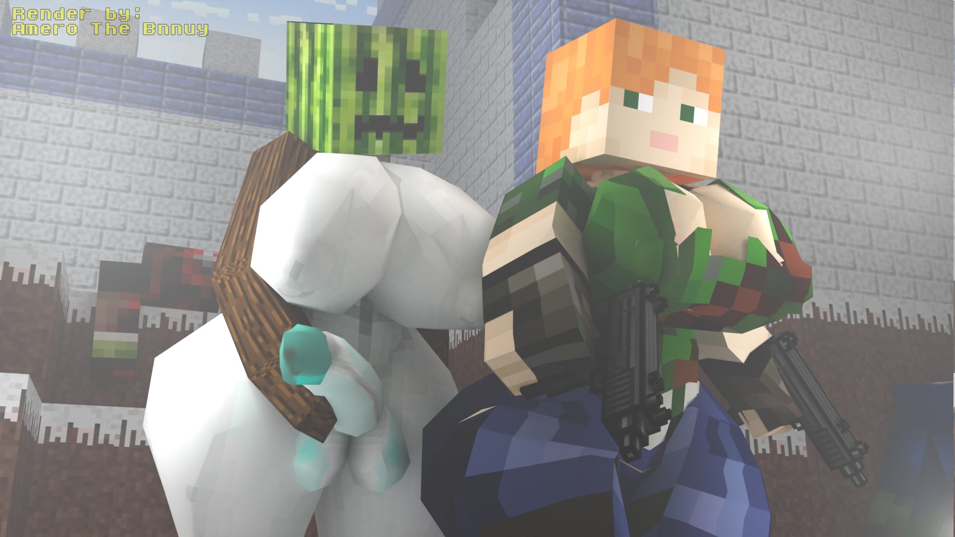 Alex (Minecraft) Rule 34 Image