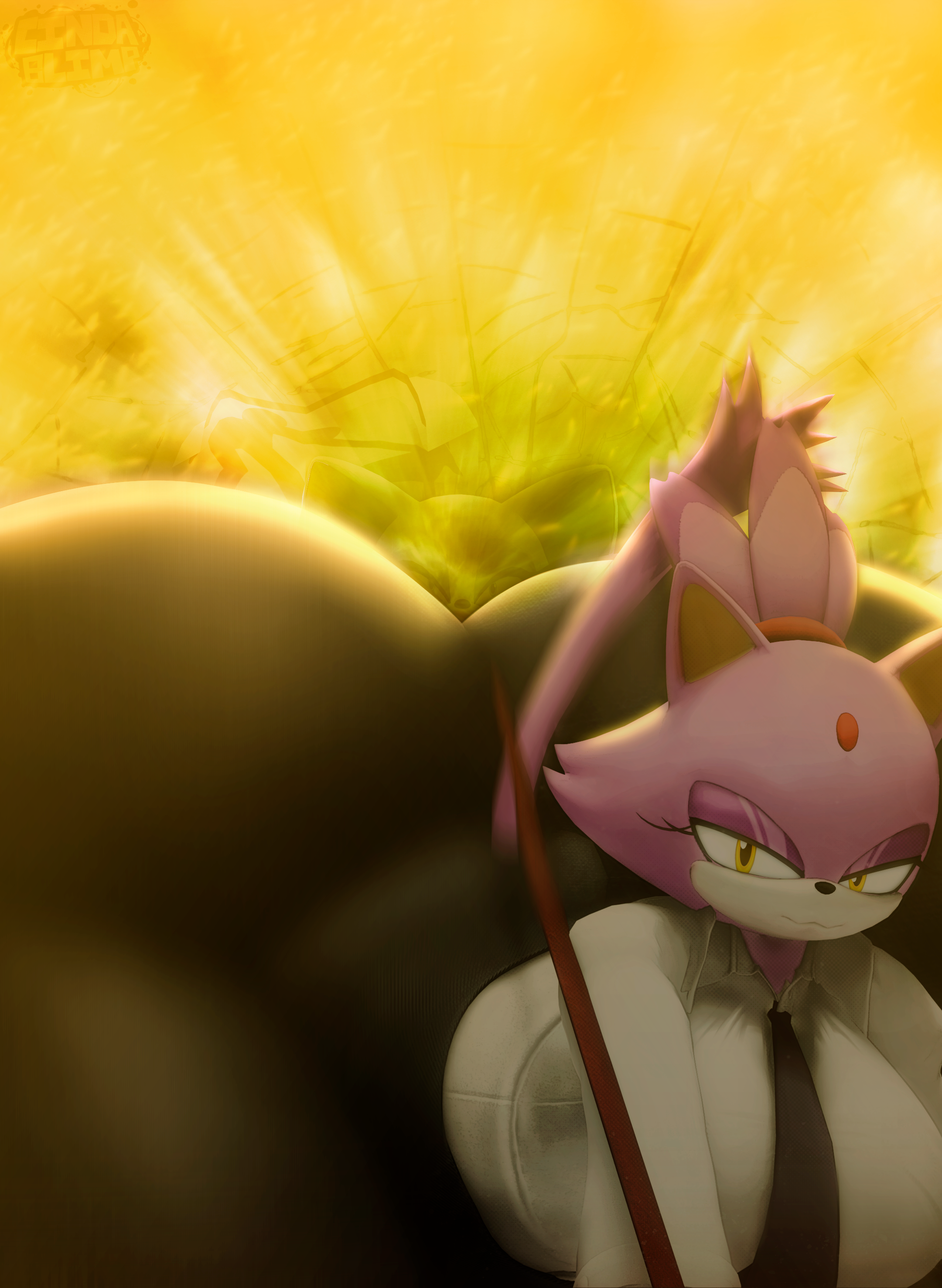 Blaze The Cat (Chainsaw Man) Rule 34 Image