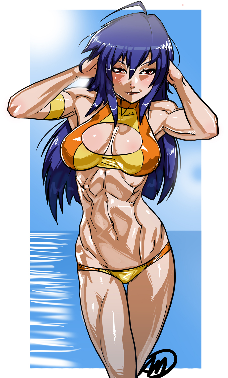 Kurokami Medaka (Medaka Box) Rule 34 Image