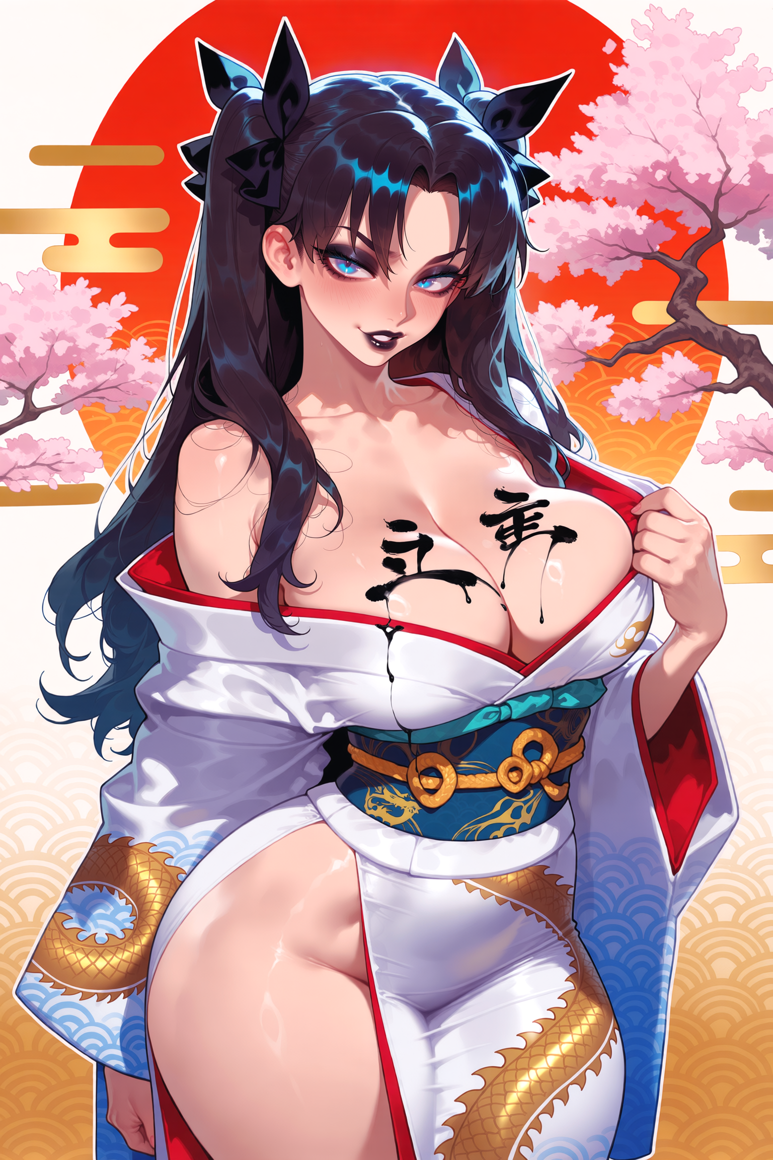 Tohsaka Rin (Fate/Grand Order) Rule 34 Image