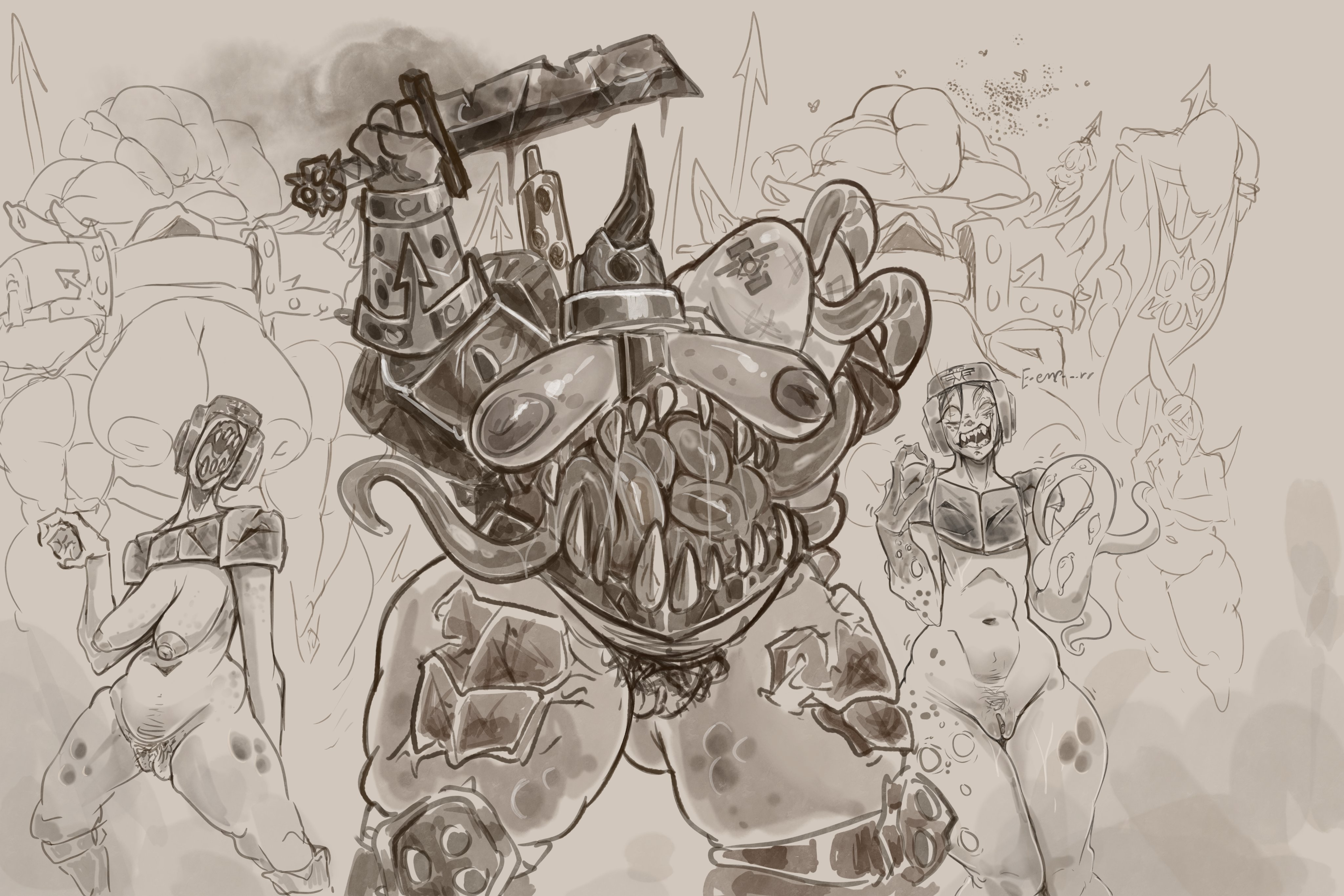 Astra Militarum (Plague Marine) Rule 34 Image