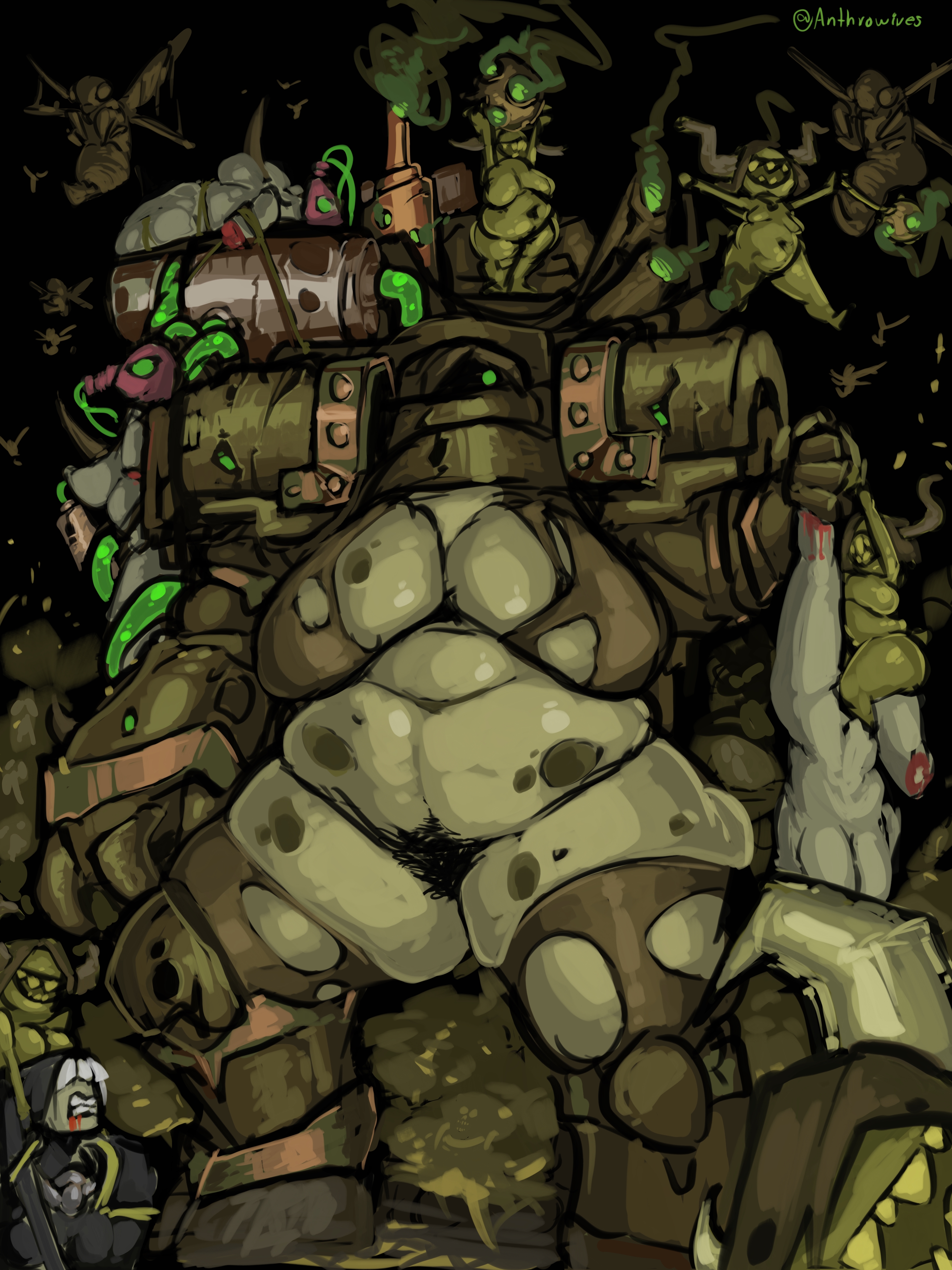 Adepta Sororitas (Plague Marine) Rule 34 Image