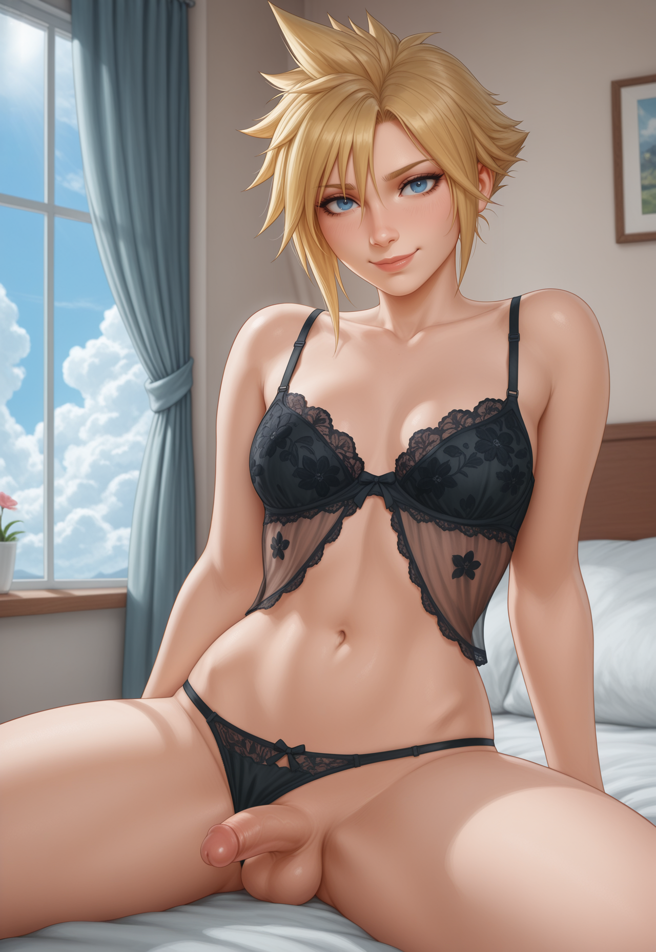 Cloud Strife (Final Fantasy) Rule 34 Image